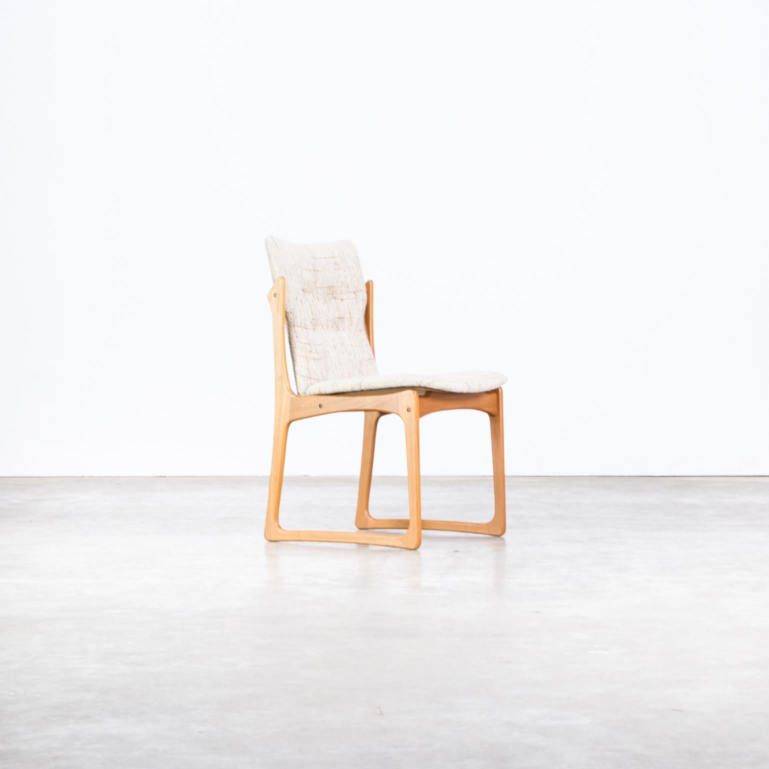 1960s Dining Room Chair for Vamdrup Stolefabrik Denmark Set of 5 For Sale 1
