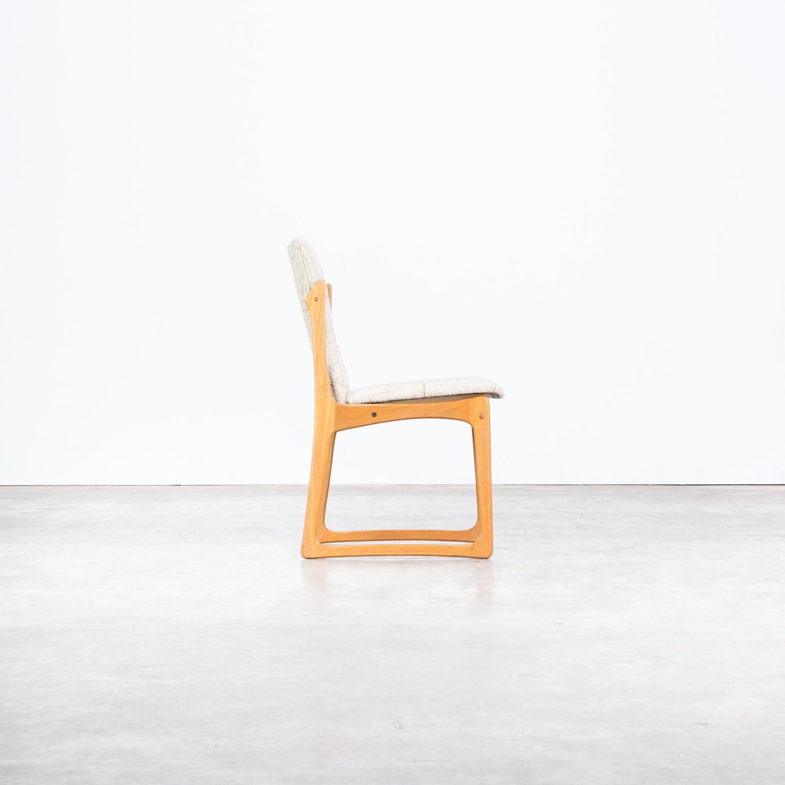 1960s Dining Room Chair for Vamdrup Stolefabrik Denmark Set of 5 For Sale 2