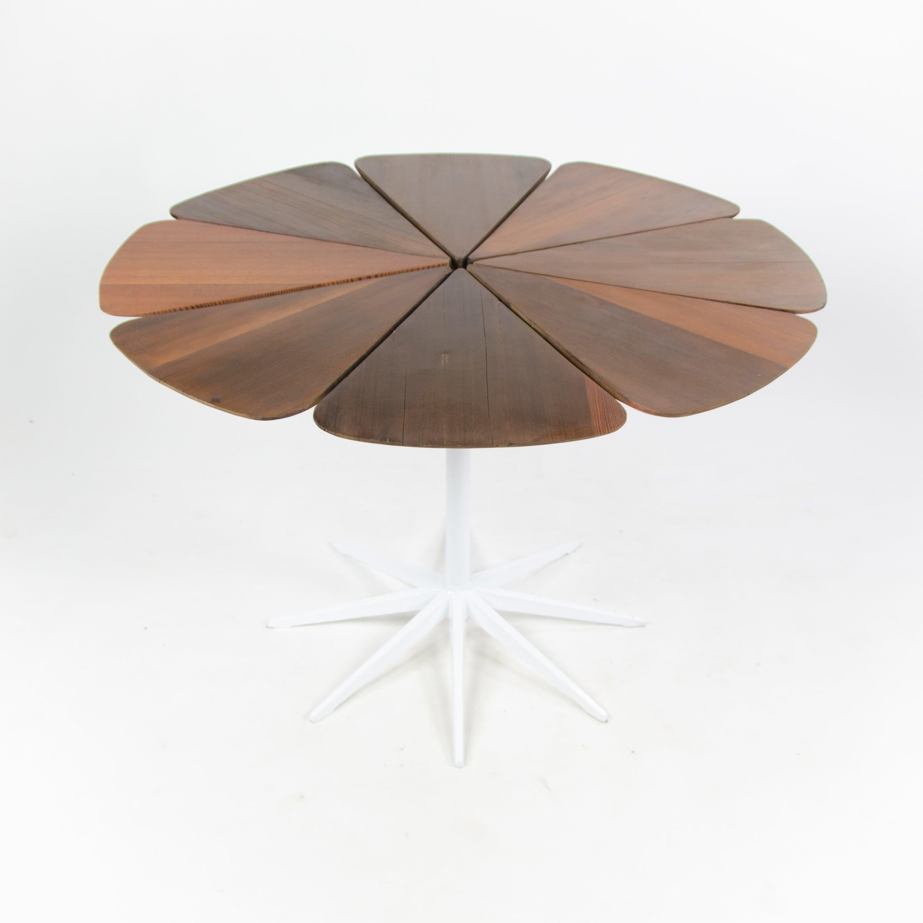 American 1960s Dining Table by Richard Schultz For Knoll International Vintage Redwood For Sale