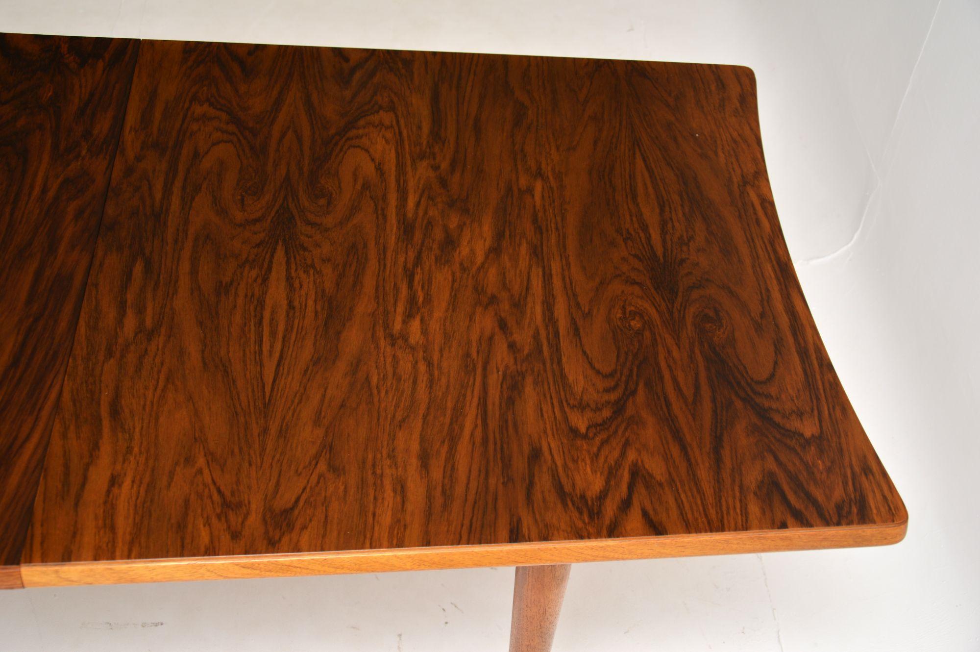 Wood 1960's Dining Table & Chairs by Uniflex
