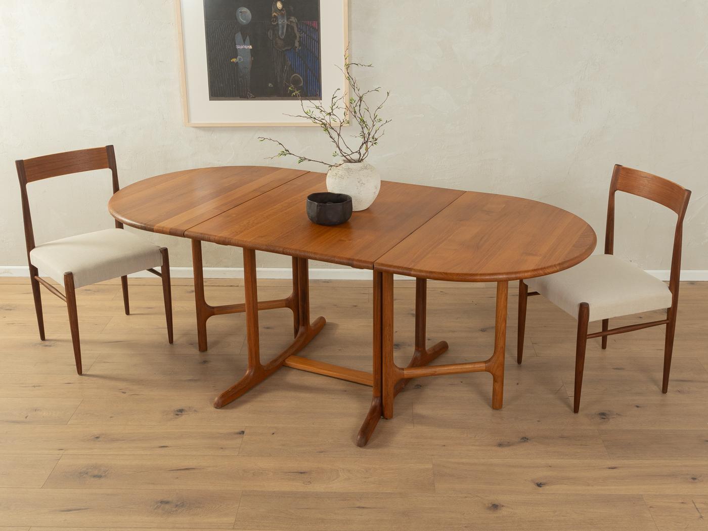 Teak 1960s Dining table, Gudme Møbelfabrik