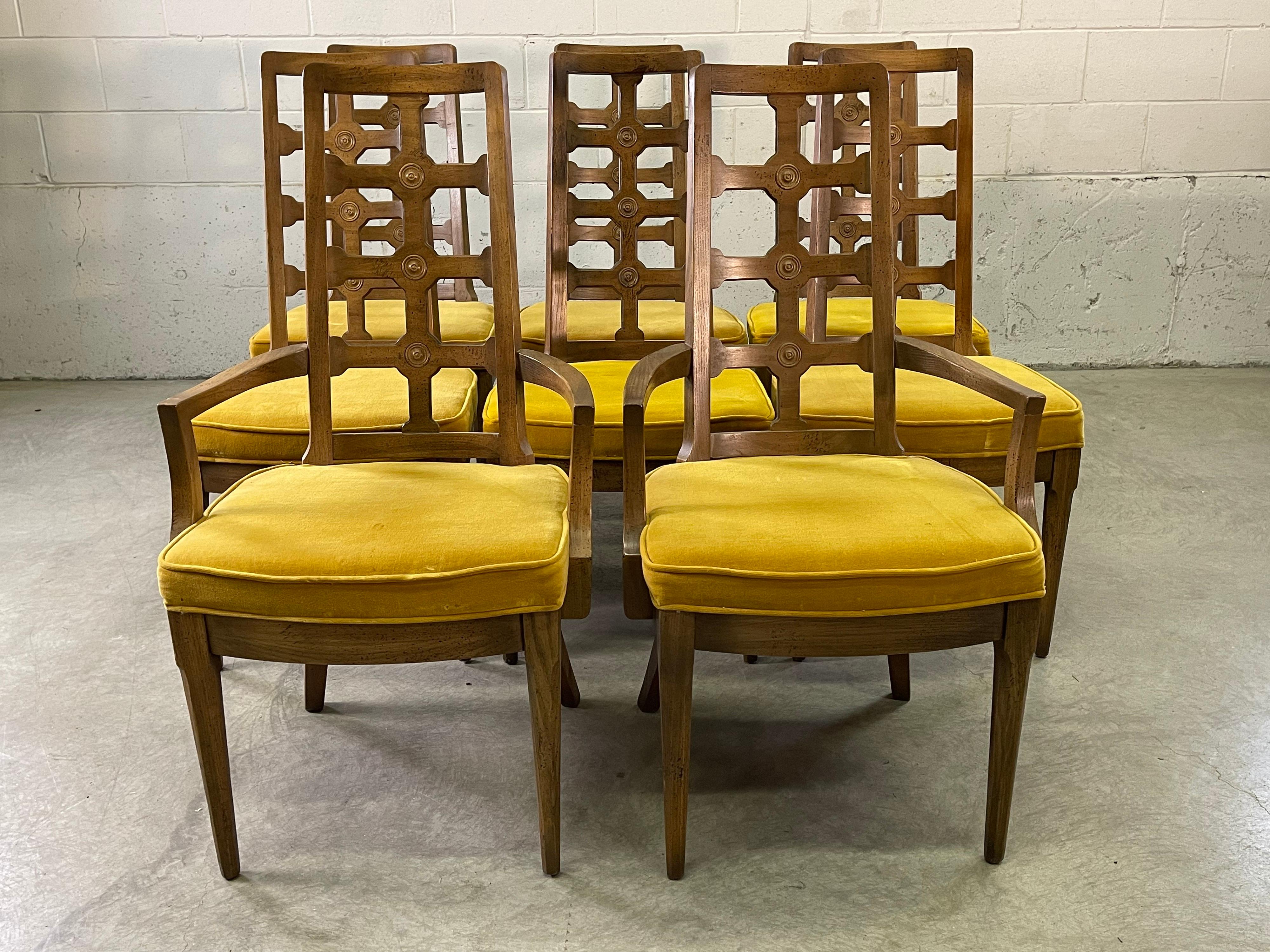 1960s Dining Table with 8 Chairs 2
