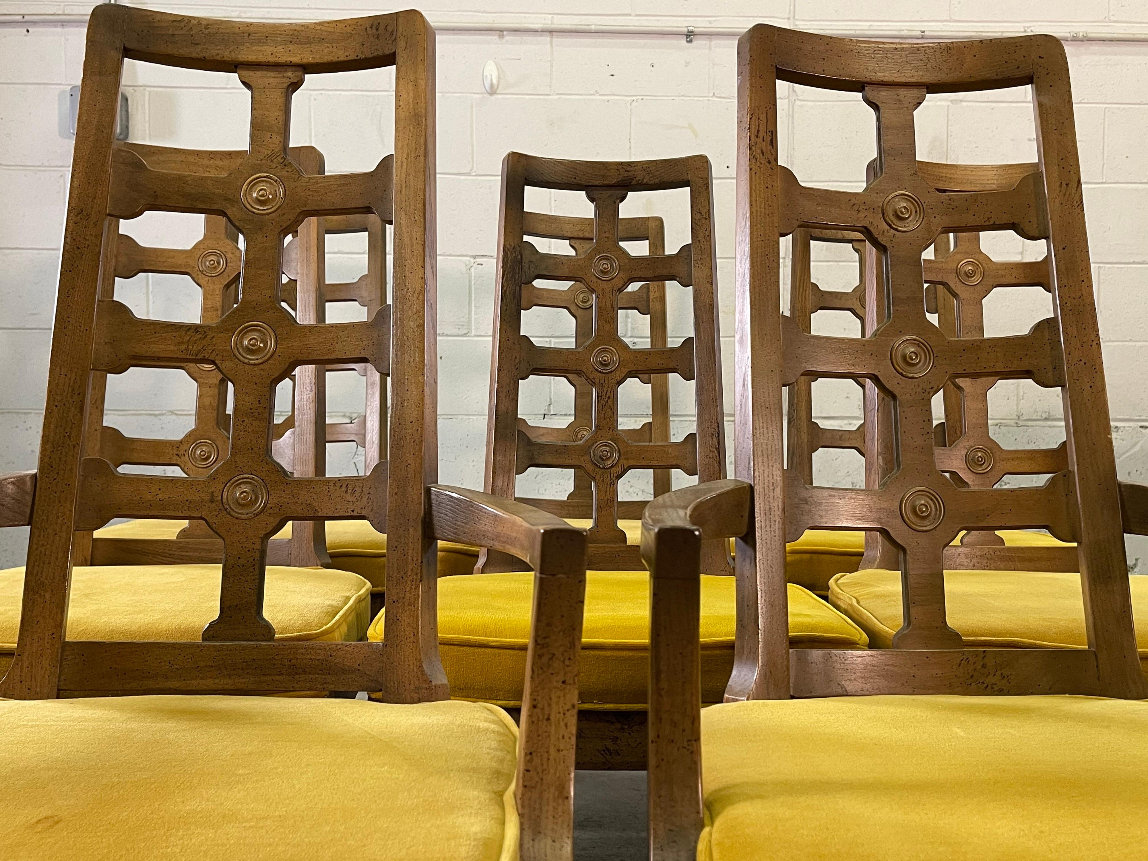 1960s Dining Table with 8 Chairs 7