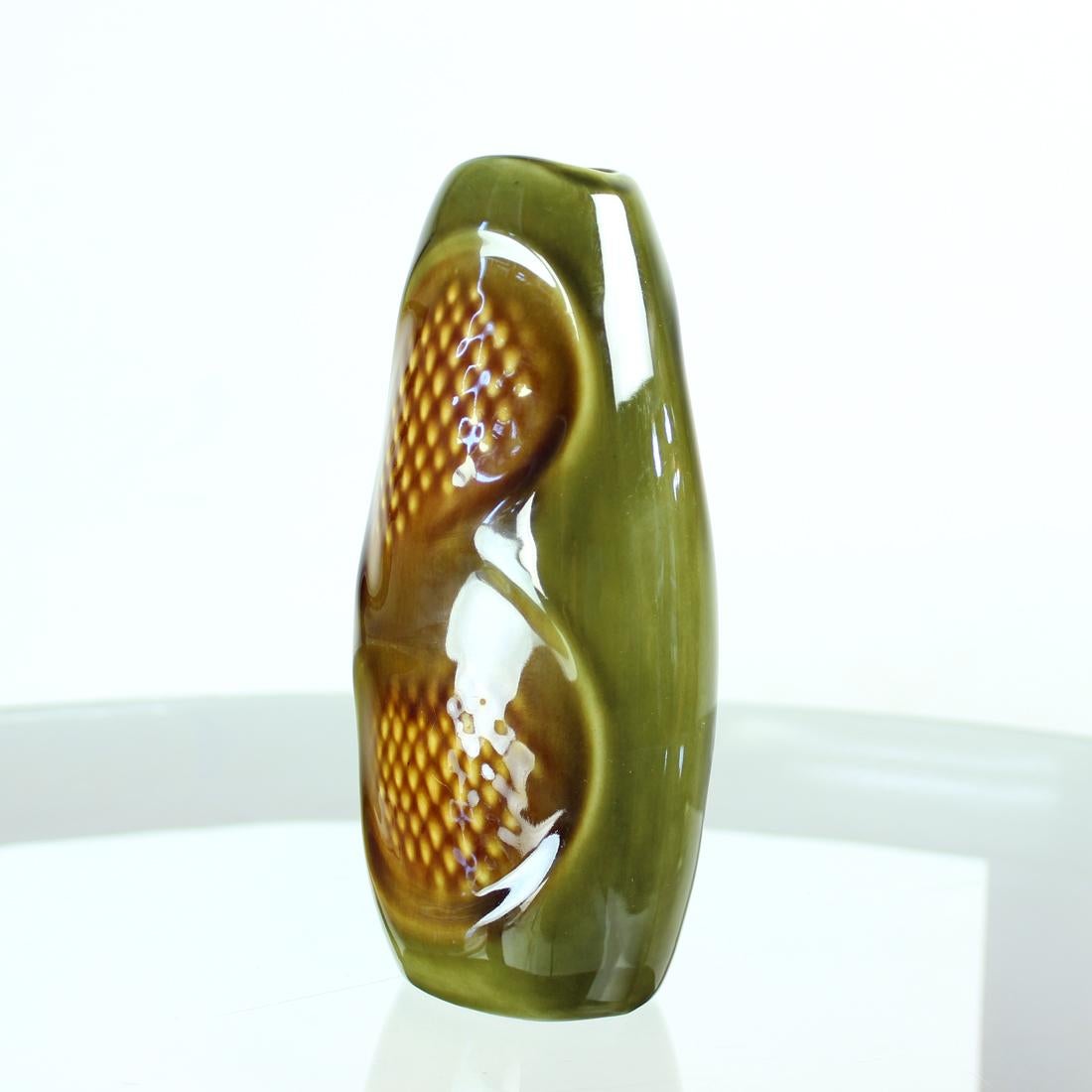 1960s Ditmar Urbach Ceramic Vase For Sale 2