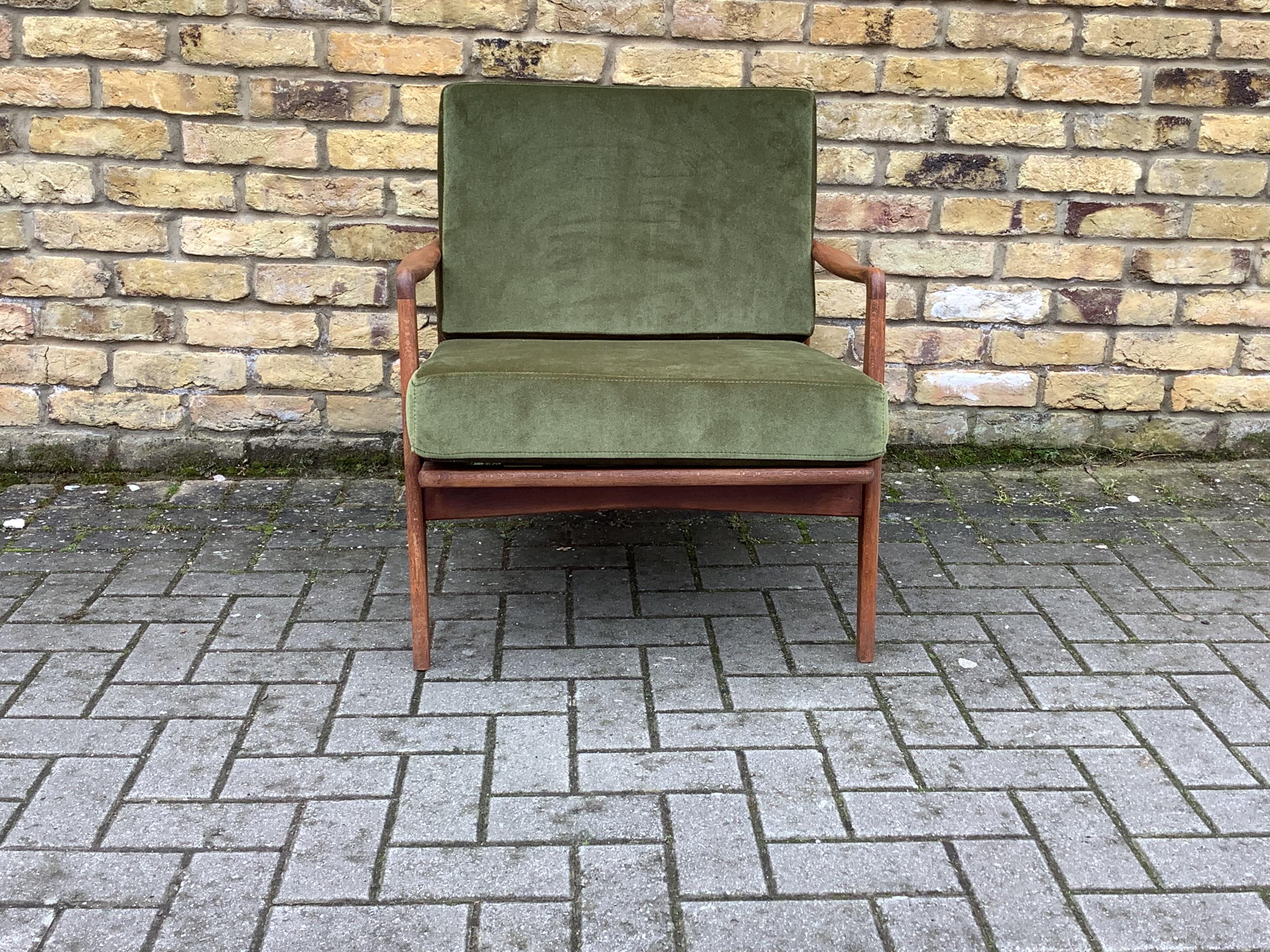 Mid-Century Modern 1960's Dnaish armchair in the style of Ole Wabscher 