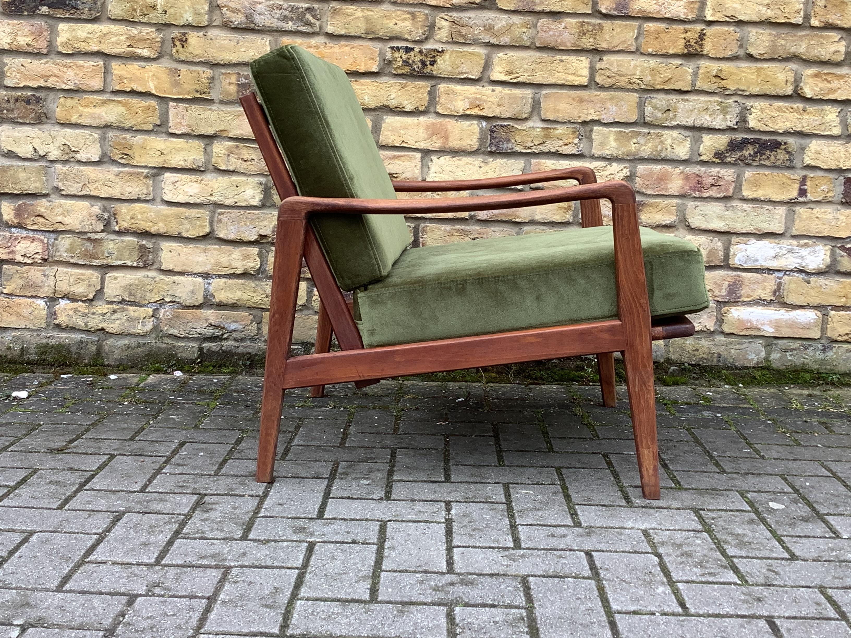 Danish 1960's Dnaish armchair in the style of Ole Wabscher 