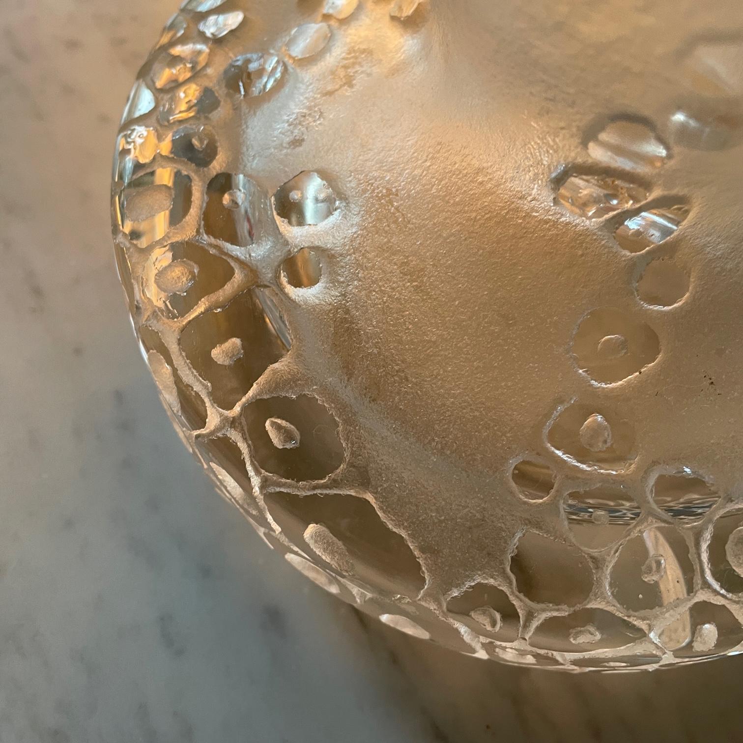 1960s Dolomite Mushroom Art Glass Footed Ashtray Vintage Italian Mid-Century Era For Sale 9