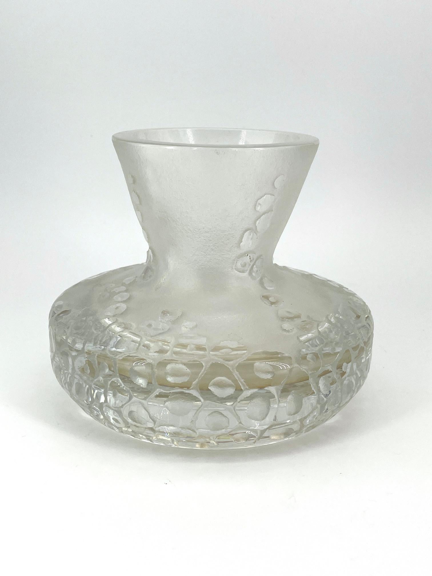 1960s Dolomite Mushroom Art Glass Footed Ashtray Vintage Italian Mid-Century Era For Sale 2