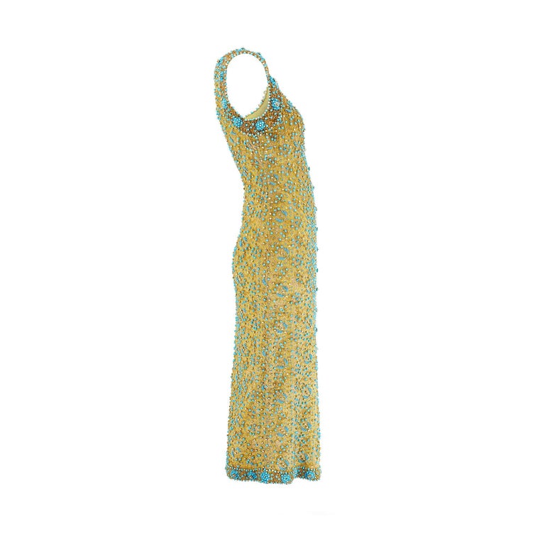 green emerald velvet dress Mint and Gold Sequin Dress main image 0