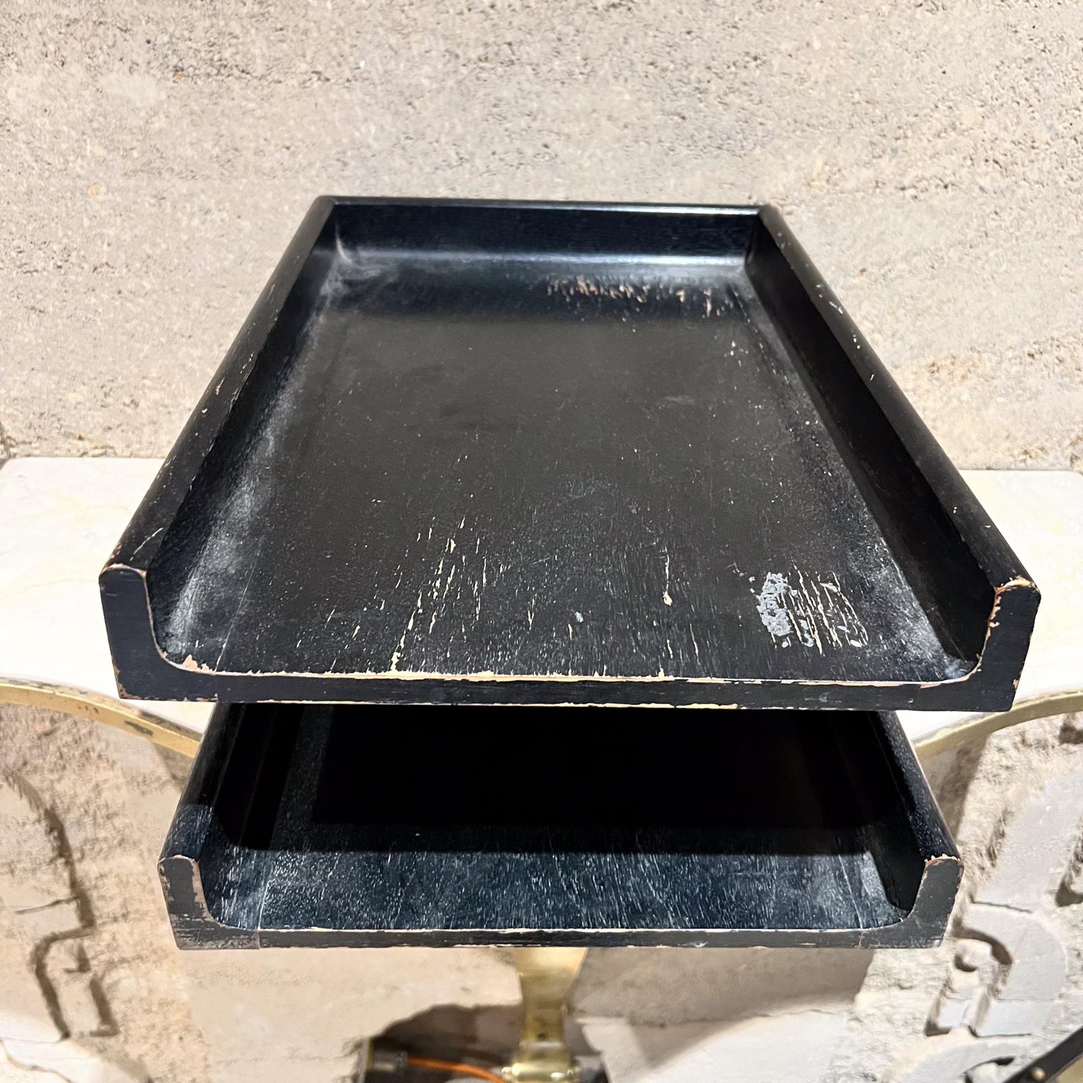 1960s Peter Pepper Products Double Letter Office Tray In Fair Condition In Chula Vista, CA
