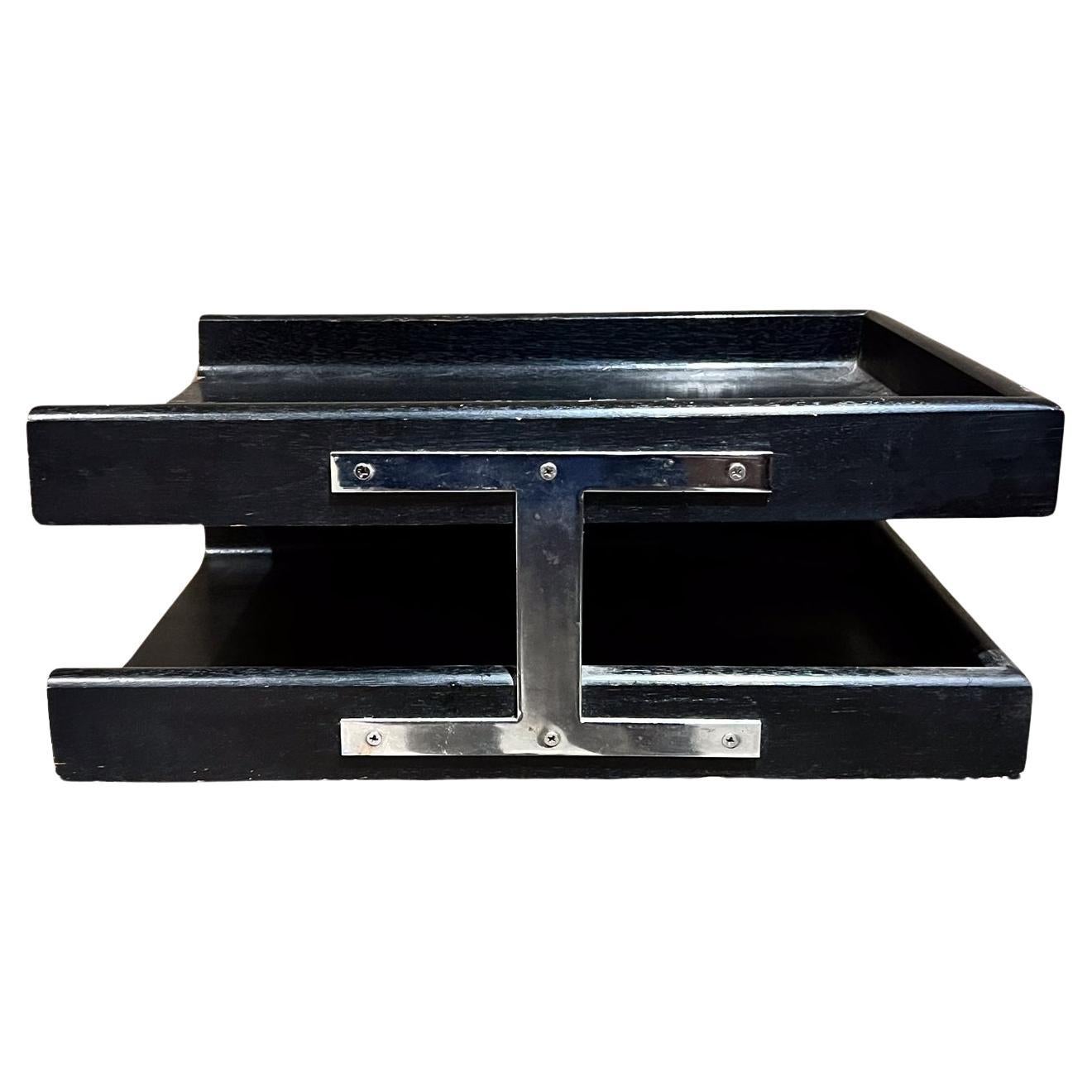 1960s Peter Pepper Products Double Letter Office Tray