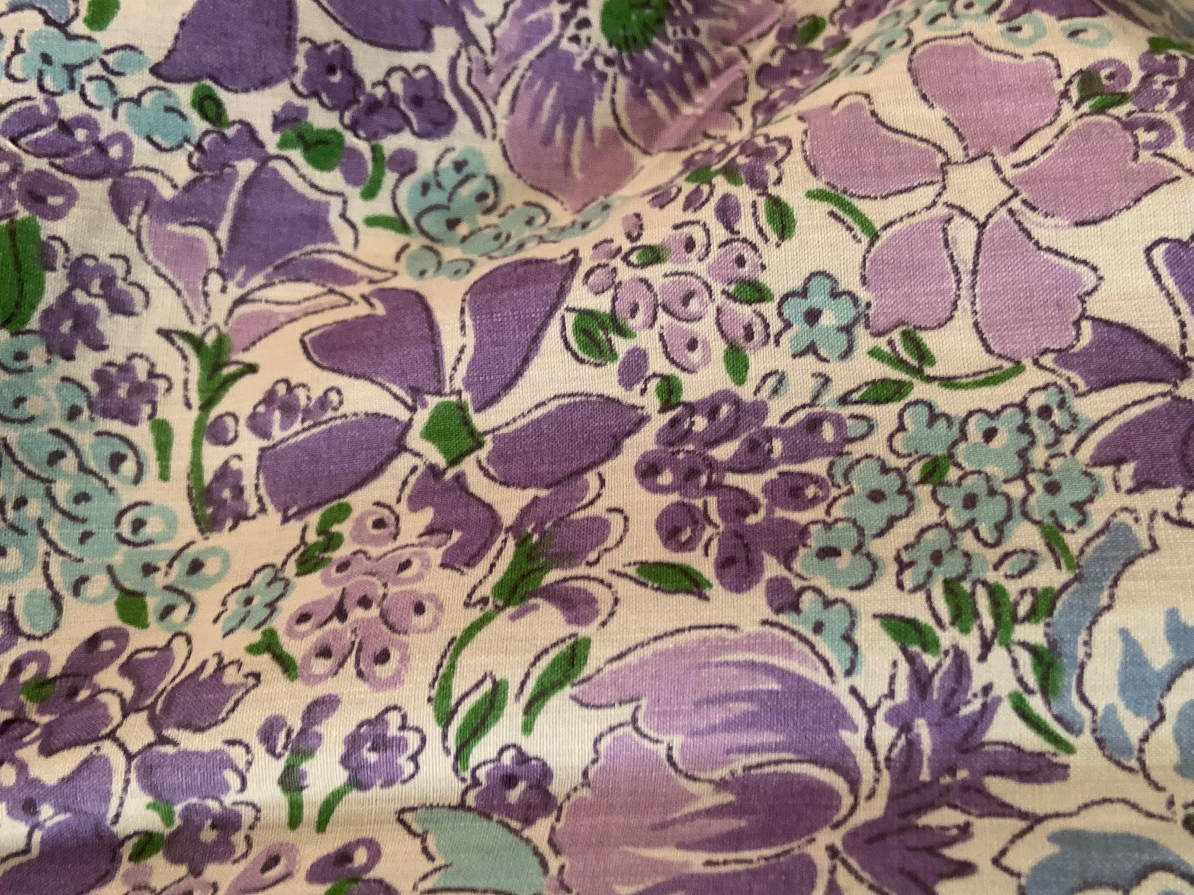 Women's 1960's Dress  Liberty of London Cotton Print Floral Fabric