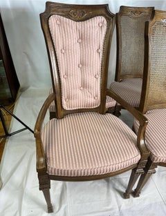 1960s Drexel Cane Back Dining Chairs- Set of 6