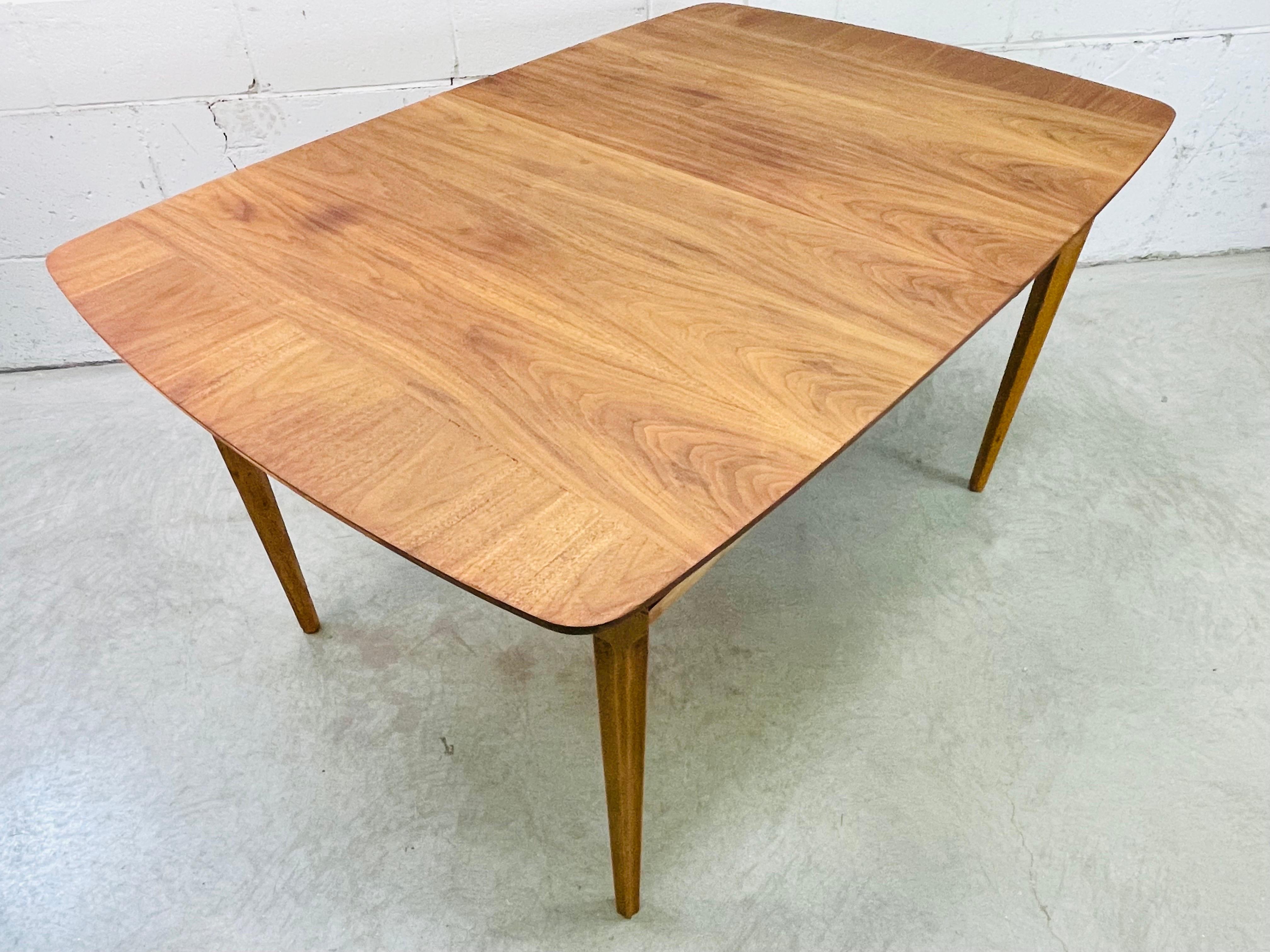 1960s Drexel Tempo Walnut Wood Dining Table 4