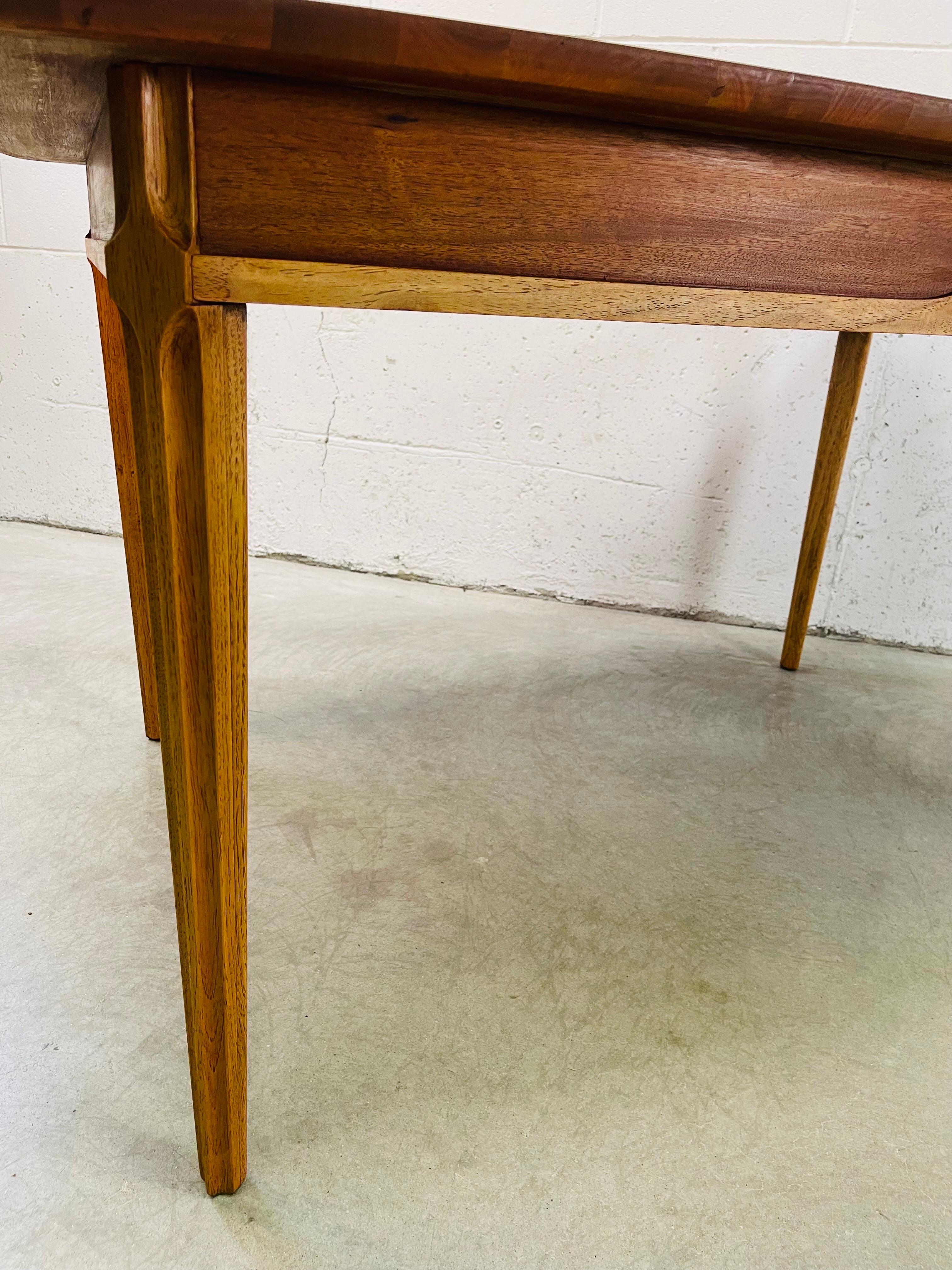 20th Century 1960s Drexel Tempo Walnut Wood Dining Table