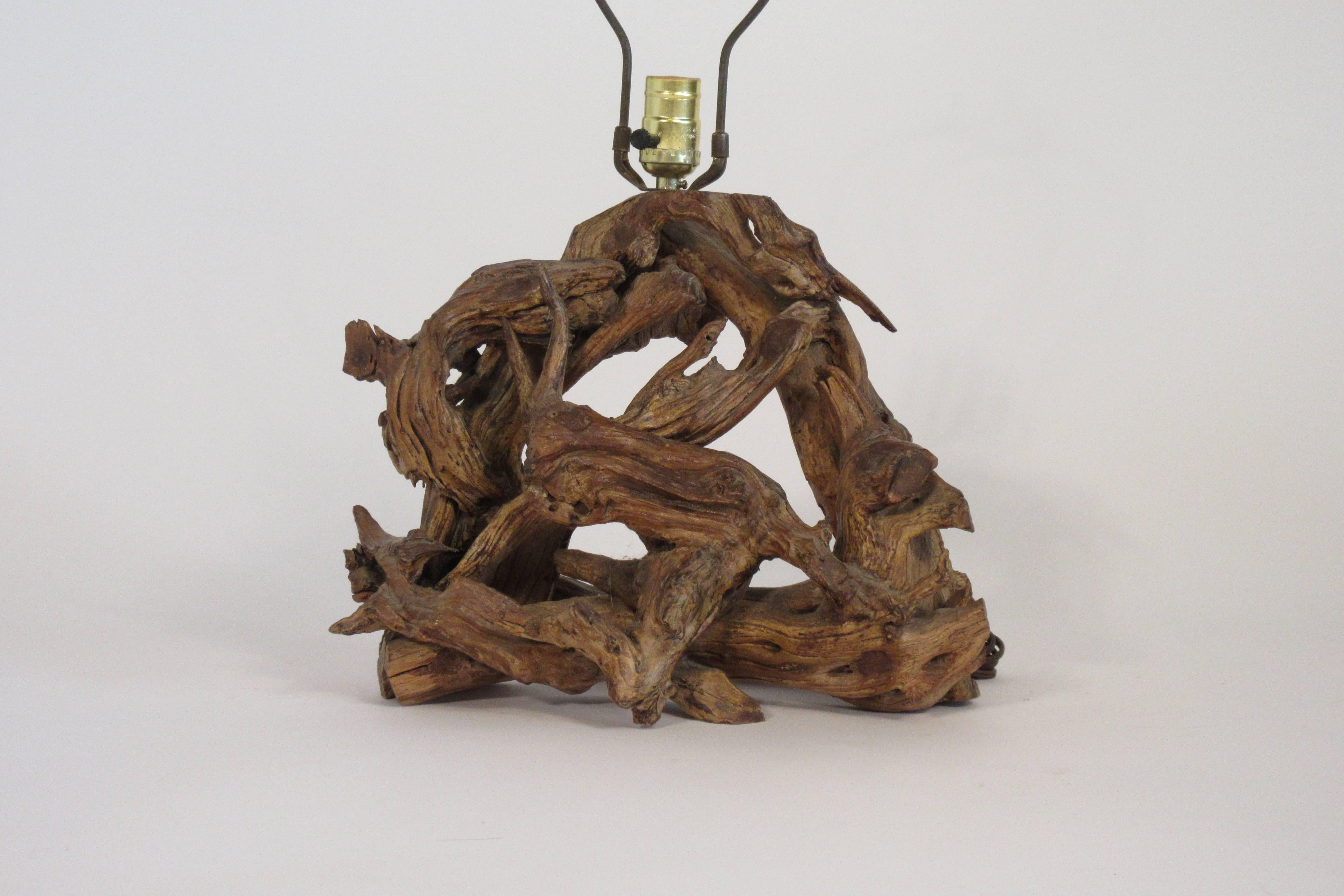 1960s Drift Wood Lamp For Sale 1