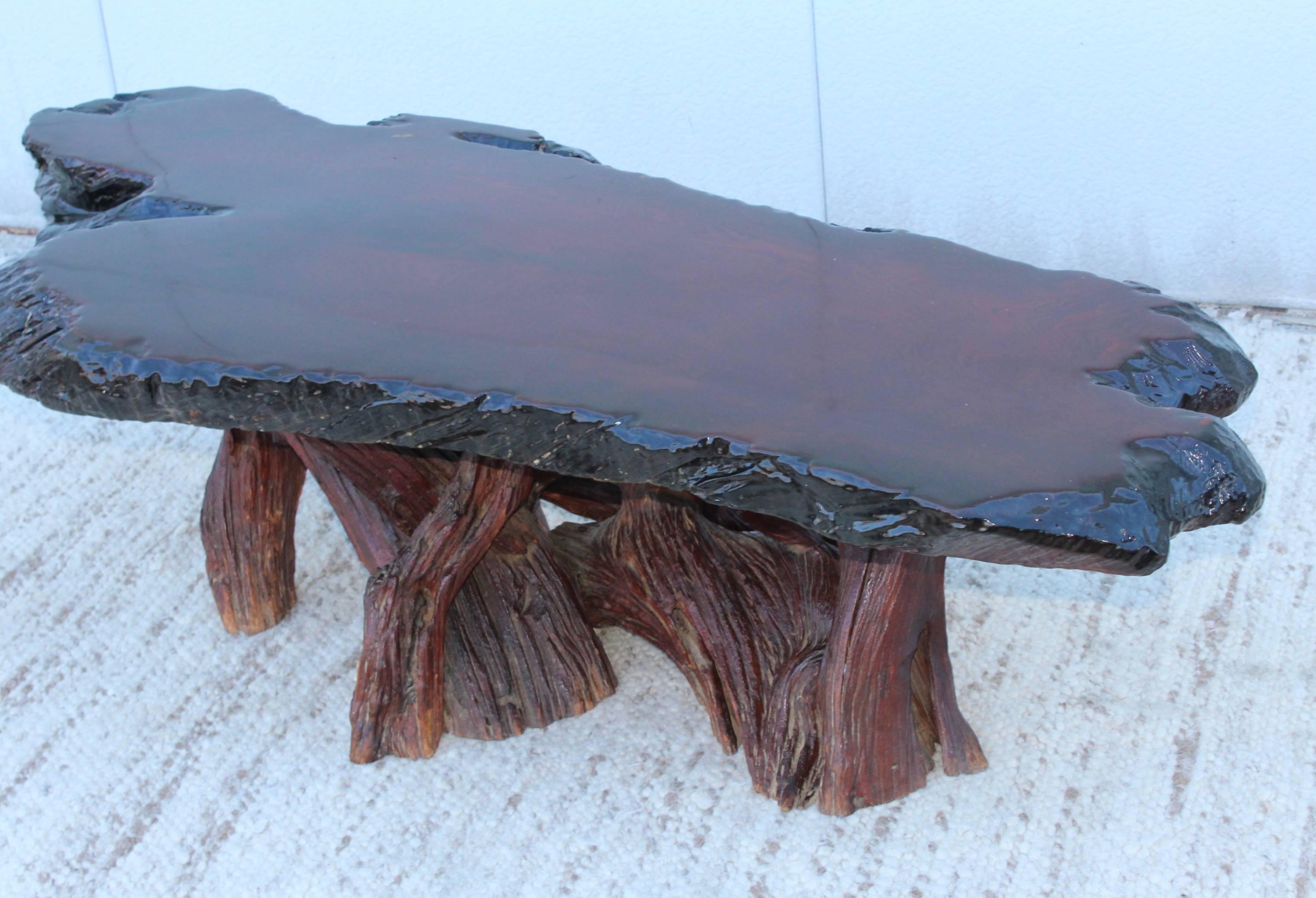 20th Century 1960s Driftwood Coffee Table