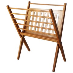 1960s Dutch Cees Braakman Magazine Rack by Pastoe