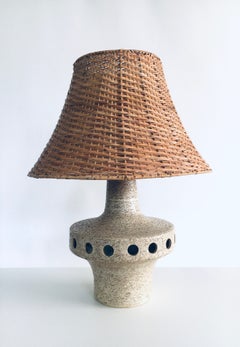 1960's Dutch Design Studio Art Pottery Tischlampe