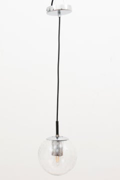 1960s Dutch Globe Pendant 'Light Drops' Light by RAAK Amsterdam 4 Available