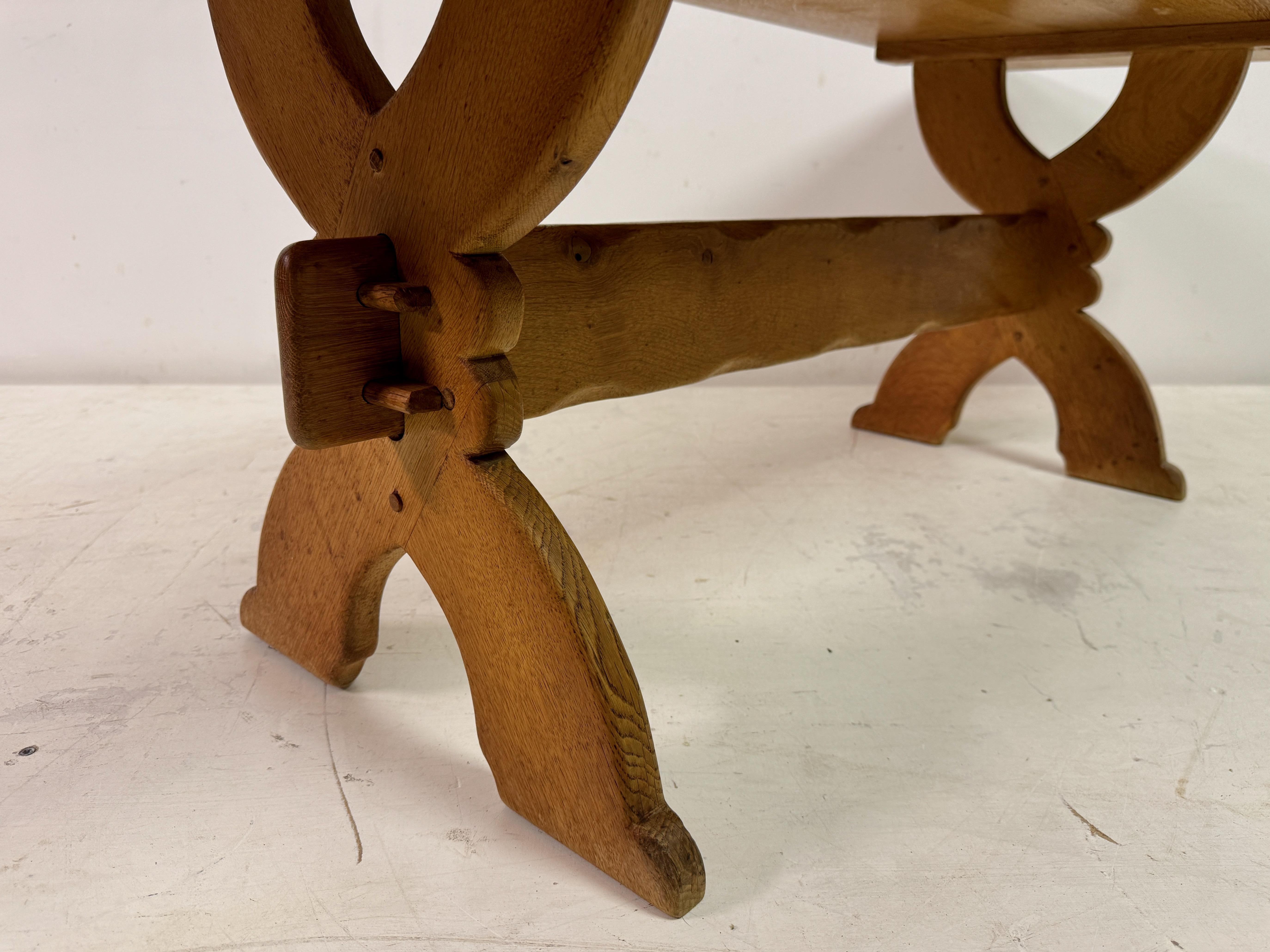 Table basse en chêne hollandais des années 1960 en vente 5
