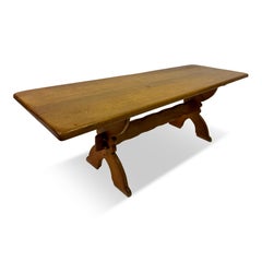 1960s Dutch Oak Coffee Table