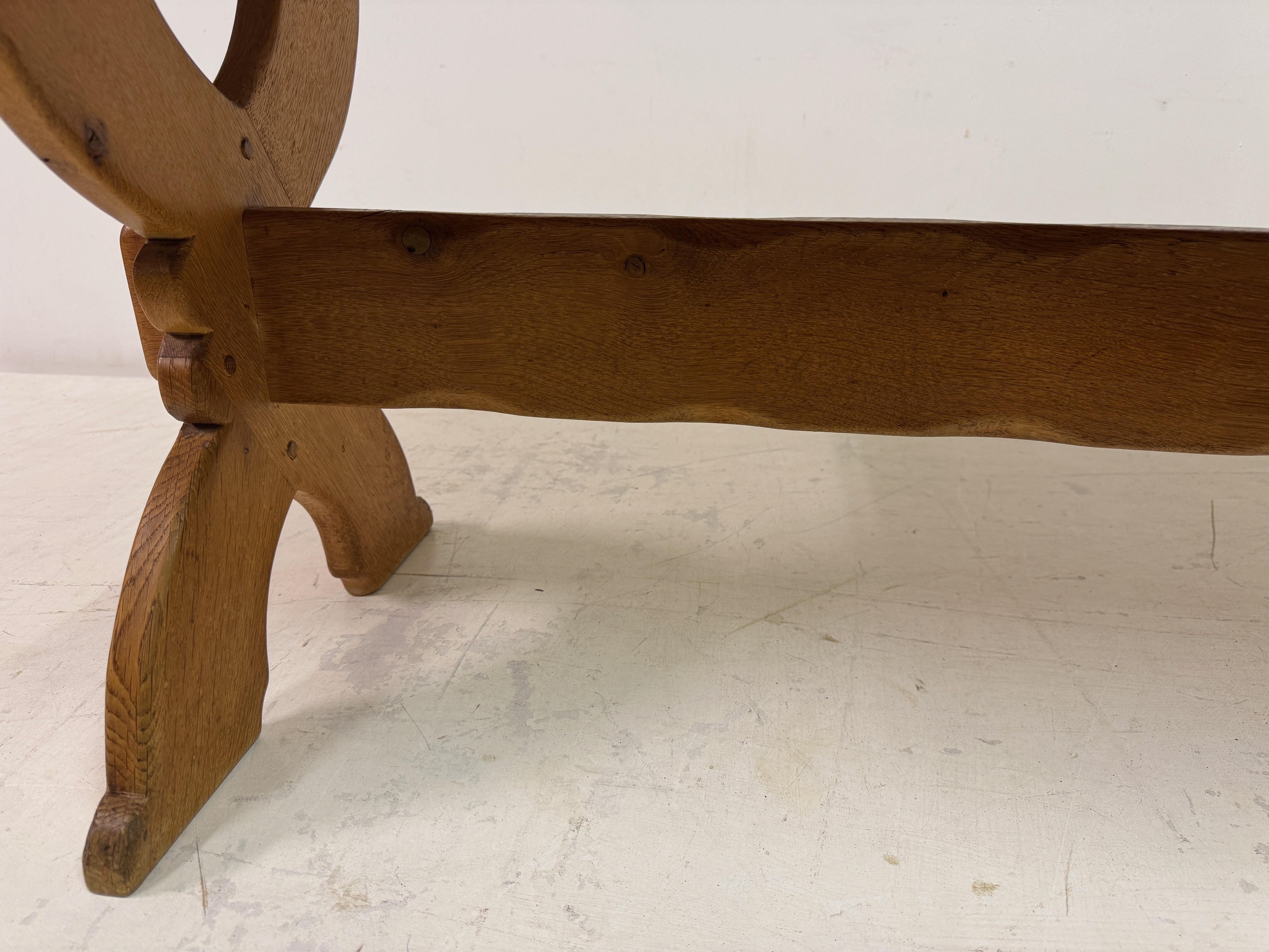 Chêne Table basse en chêne hollandais des années 1960 en vente