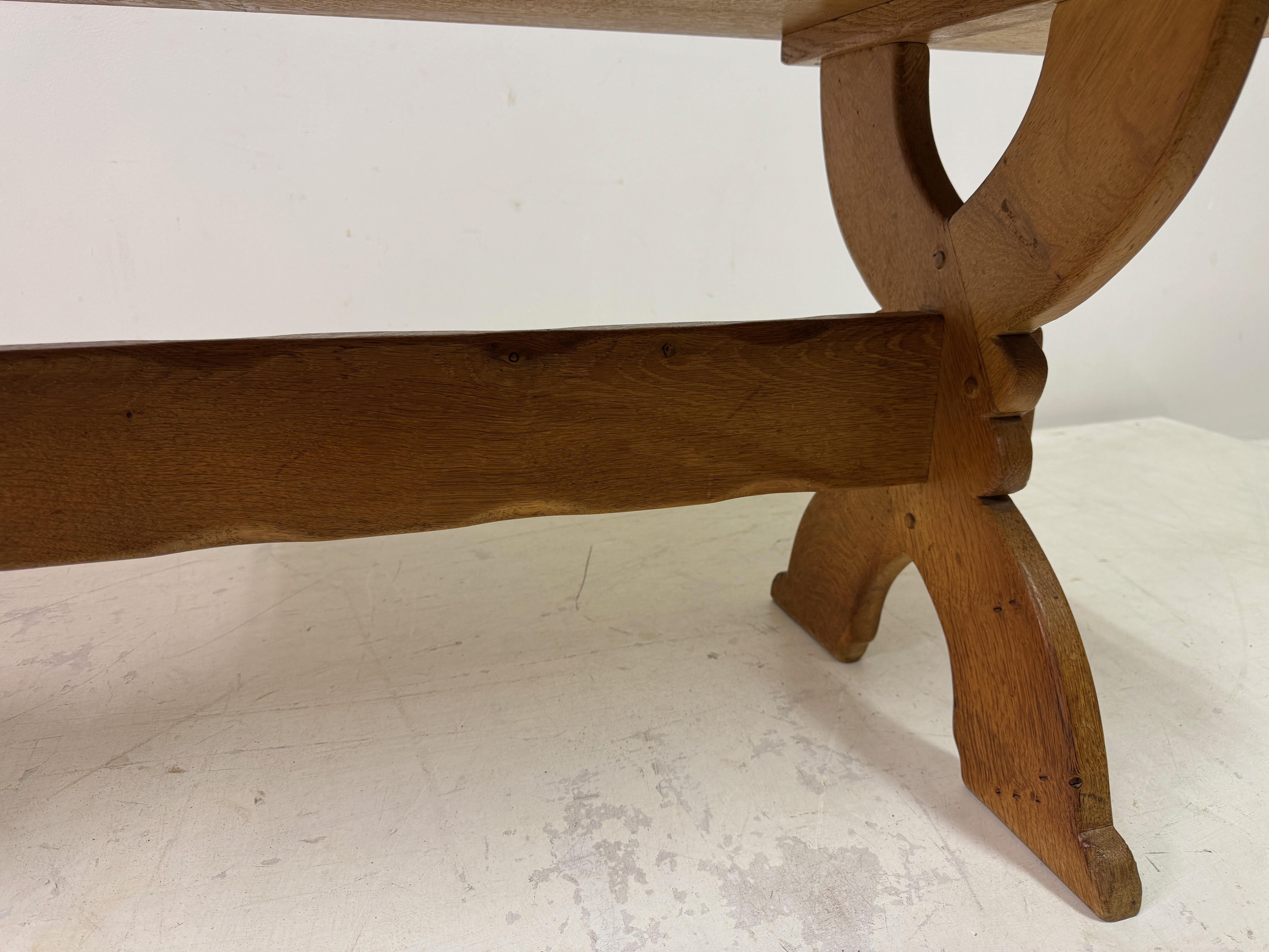 Table basse en chêne hollandais des années 1960 en vente 1