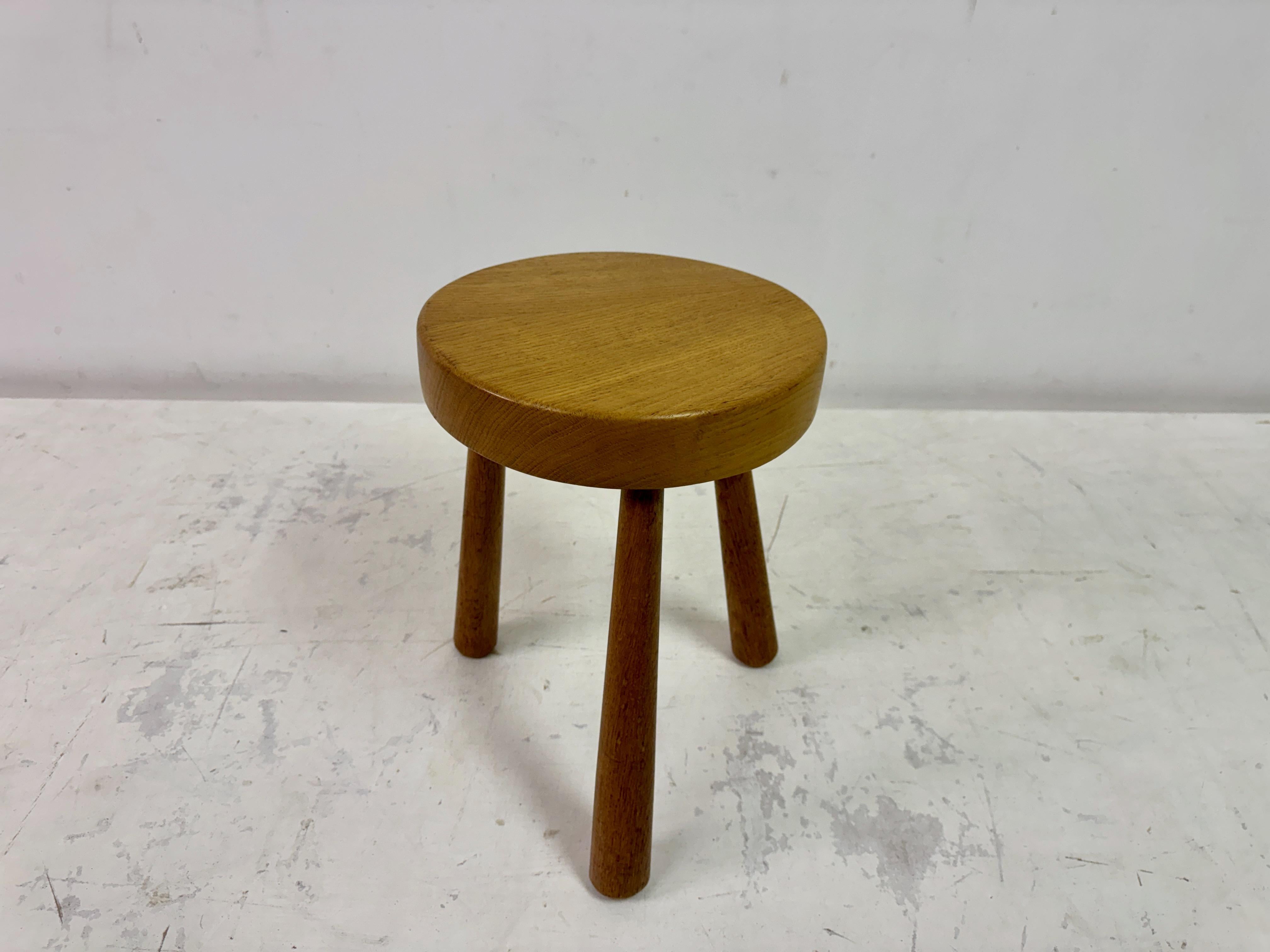 Oak 1960s Dutch oak stool