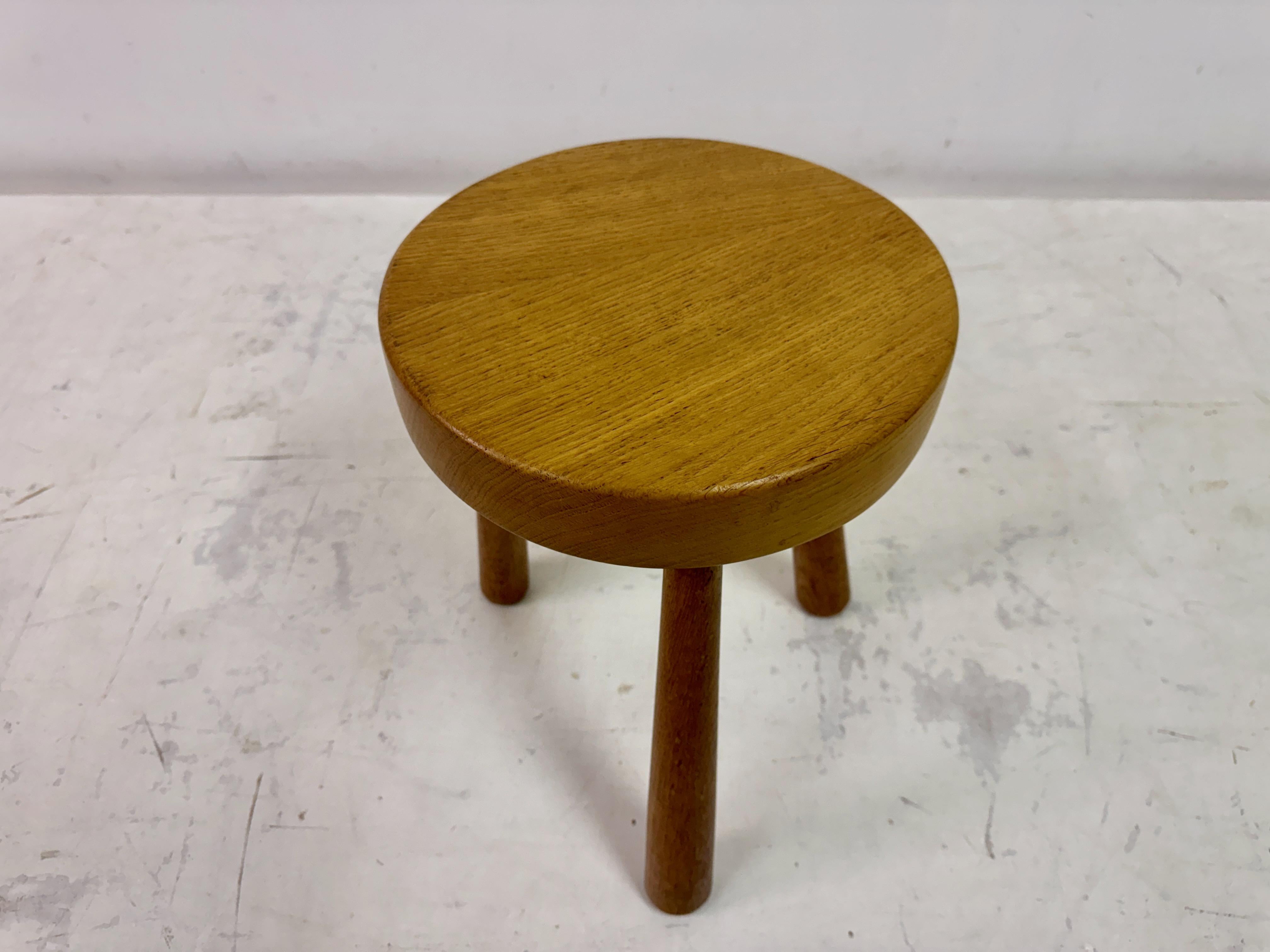 1960s Dutch oak stool 1