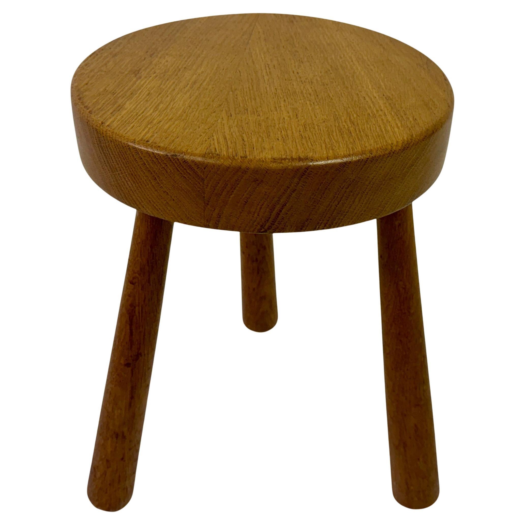 1960s Dutch oak stool