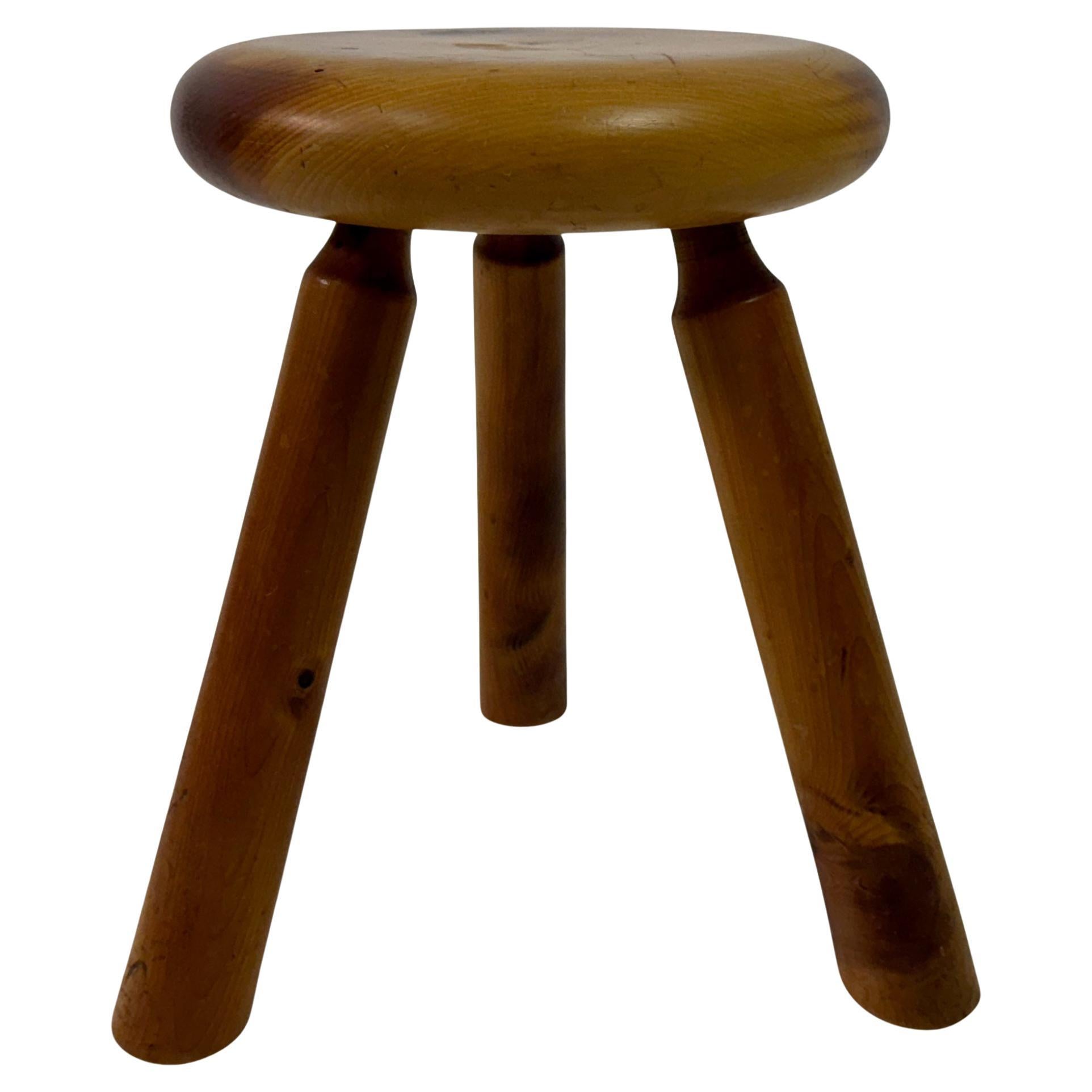 1960s Dutch Pine Stool