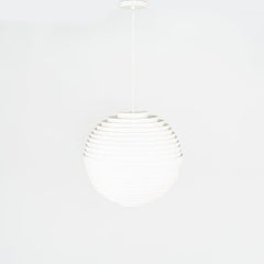 Lampe blanche Dynamic Ball Pendant des années 1960 Wilhelm Vest pour Vest Leuchten d'Autriche