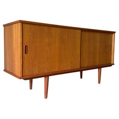 1960’s Dyrlund Danish Modern Teak Sideboard, Credenza, Console or Buffet