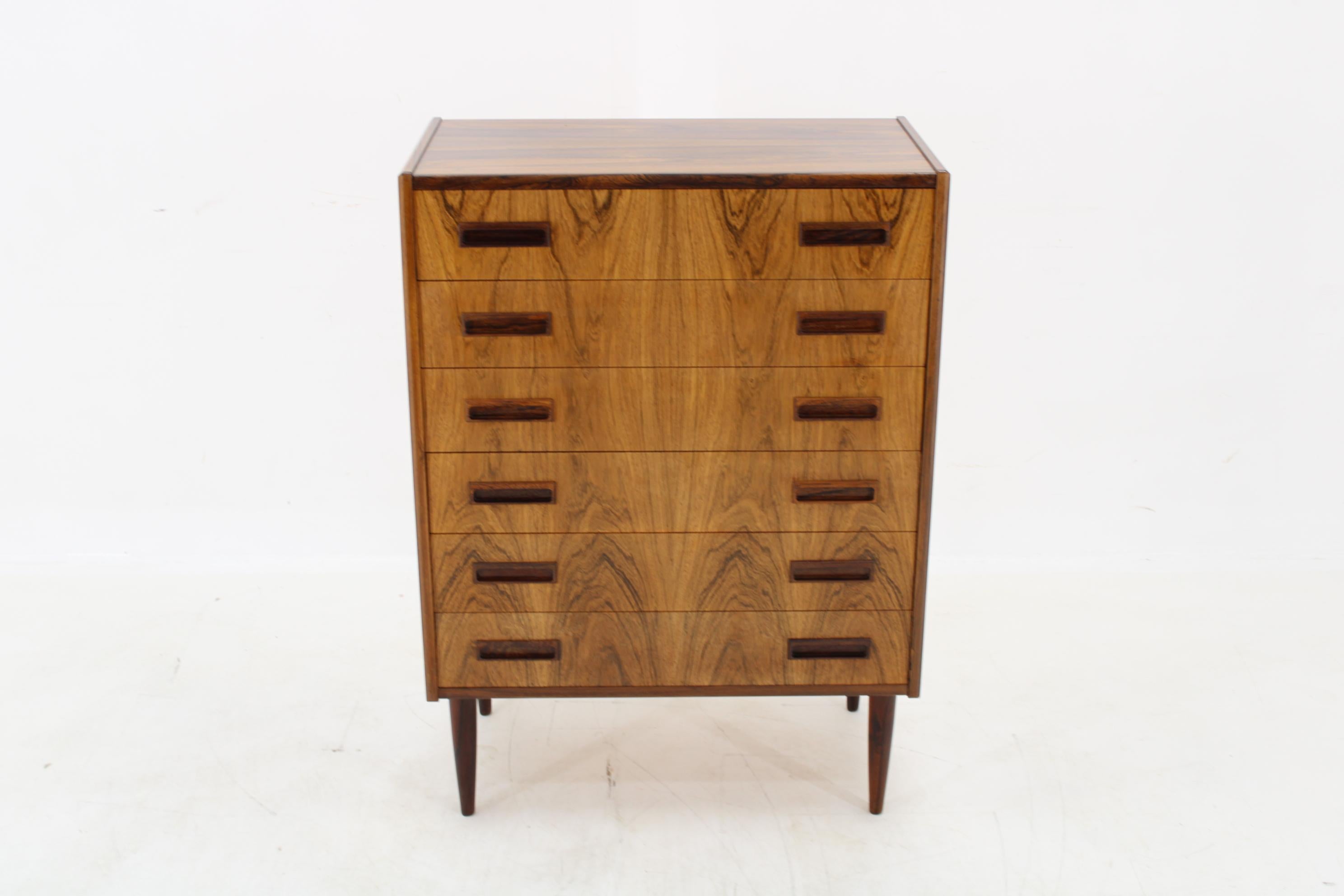 Mid-Century Modern 1960s E. Jensen & J. Andersen Chest of Drawers for Westergaard Mobelfabric