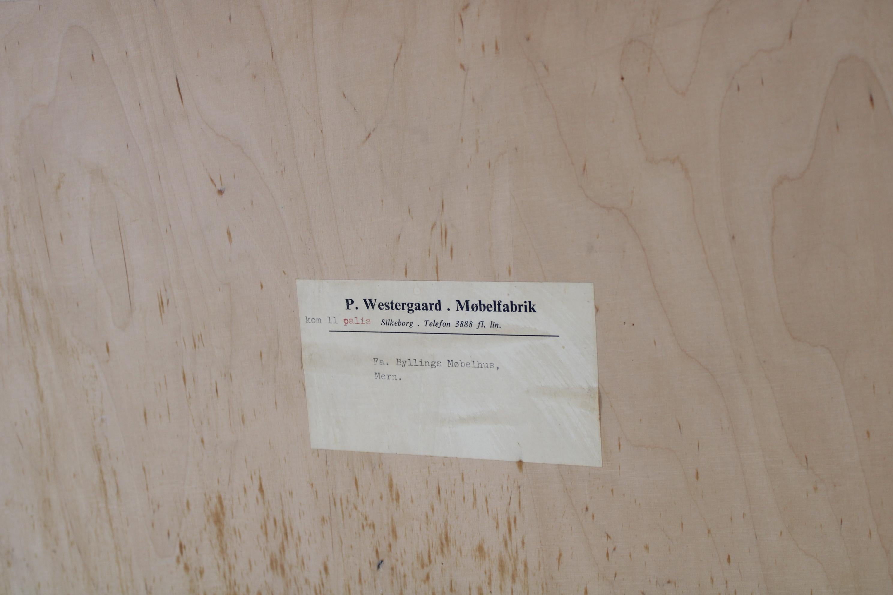 1960s E. Jensen & J. Andersen Chest of Drawers for Westergaard Mobelfabric 1