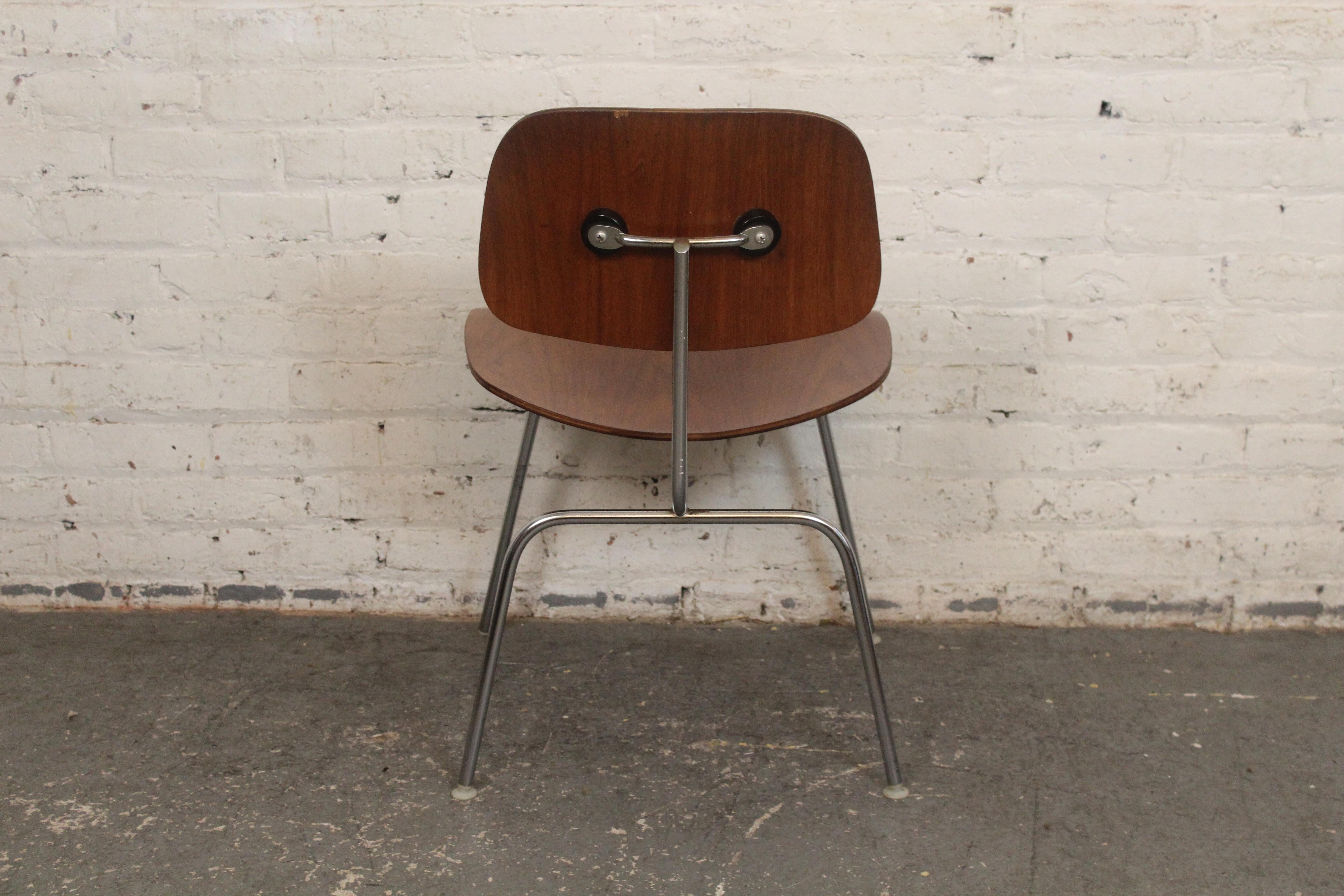 American 1960's Eames DCM Chair by Herman Miller For Sale