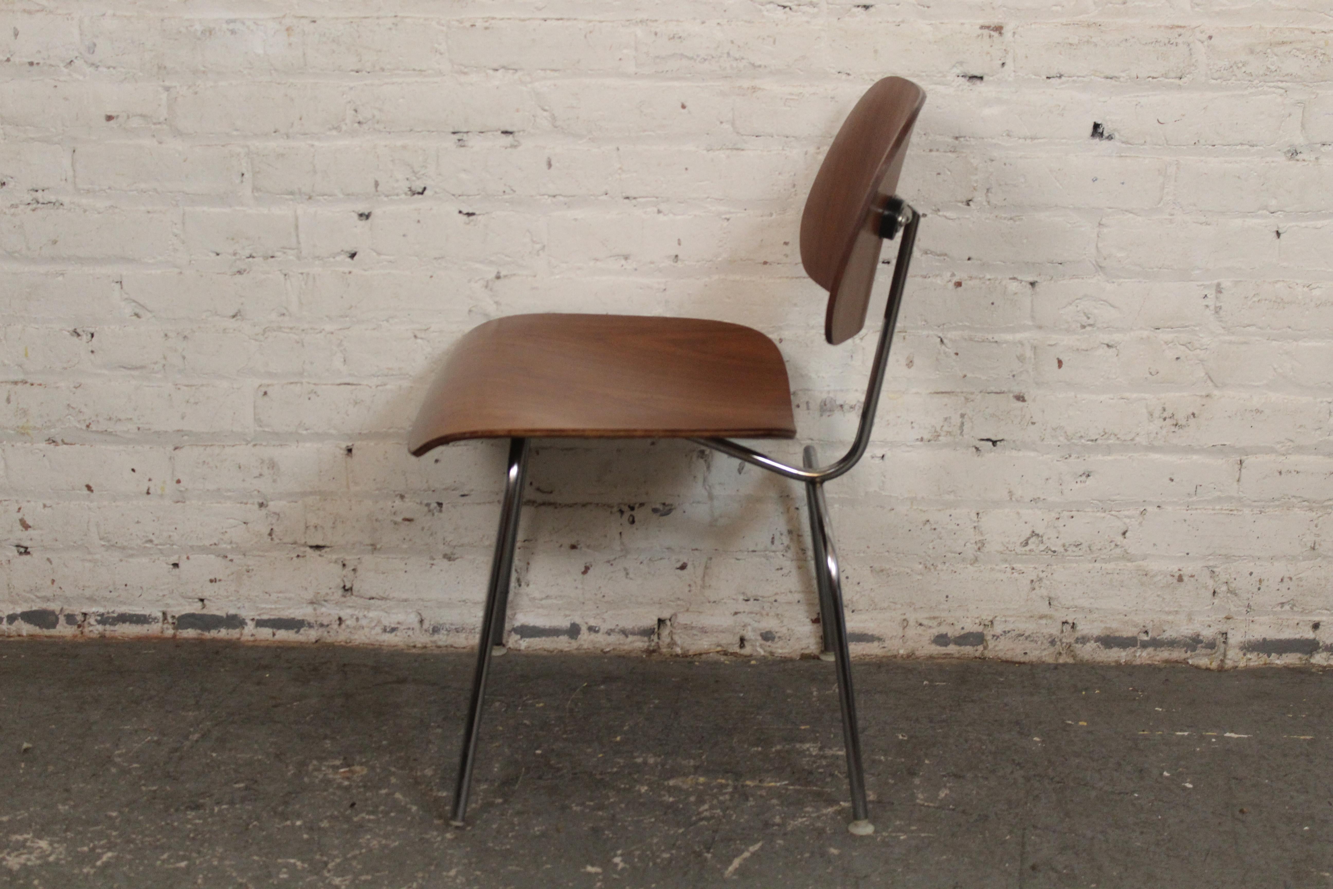 Molded 1960's Eames DCM Chair by Herman Miller For Sale