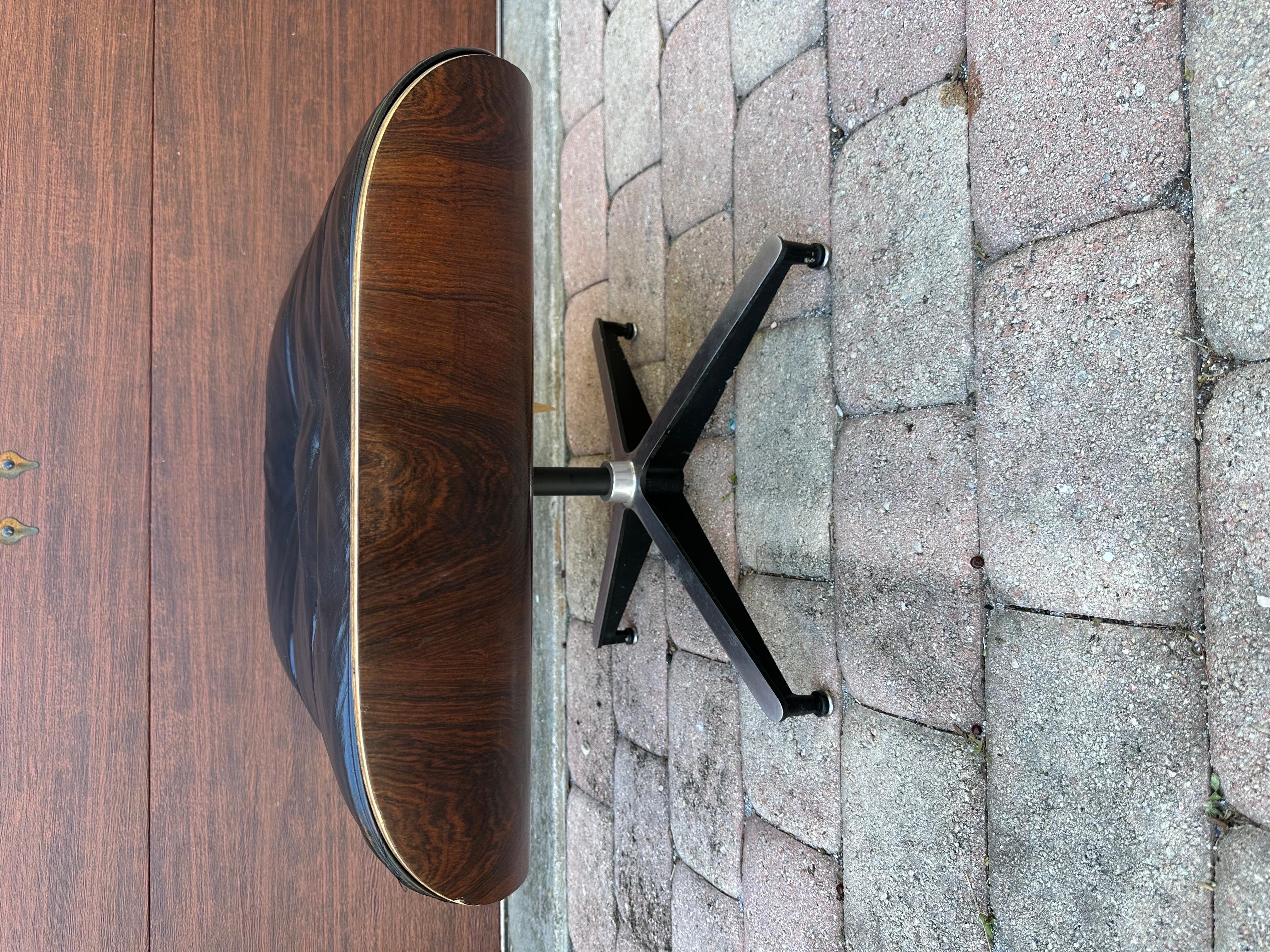 1960s Eames Herman Miller 671 Rosewood Ottoman Down Filled Lounge Chair Original 2