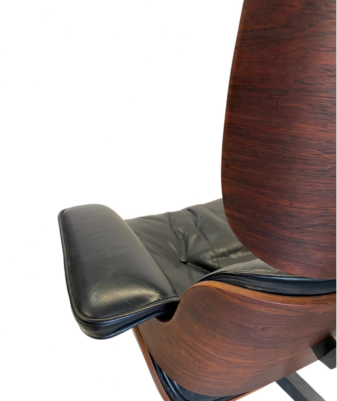1960s, Eames Lounge Chair and Ottoman 4