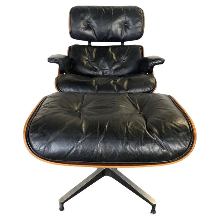 1960s, Eames Lounge Chair and Ottoman For Sale