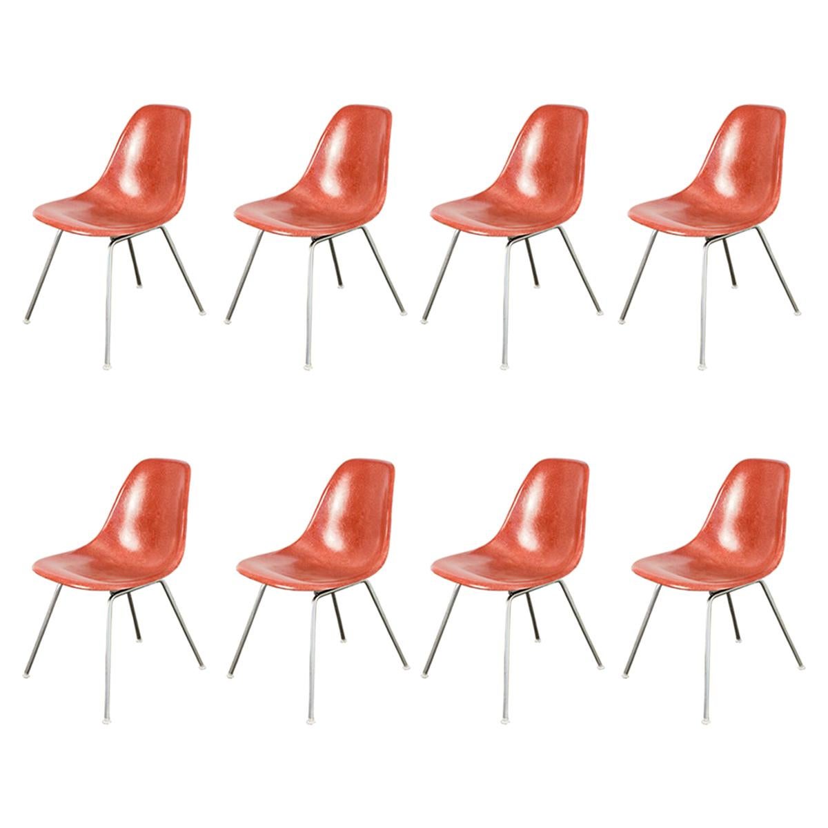 Eames for Herman Miller Terracotta Fiberglass Shell Chair