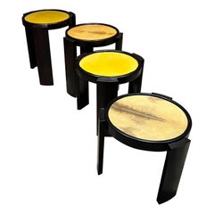 1960er Jahre frühen Stil Gianfranco Frattini Italienisch Nesting Tisch Set Cassina
