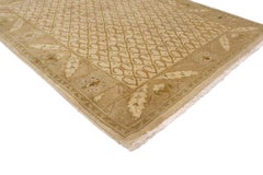 1960's Earth-Tone Indian Rug with Traditional Style