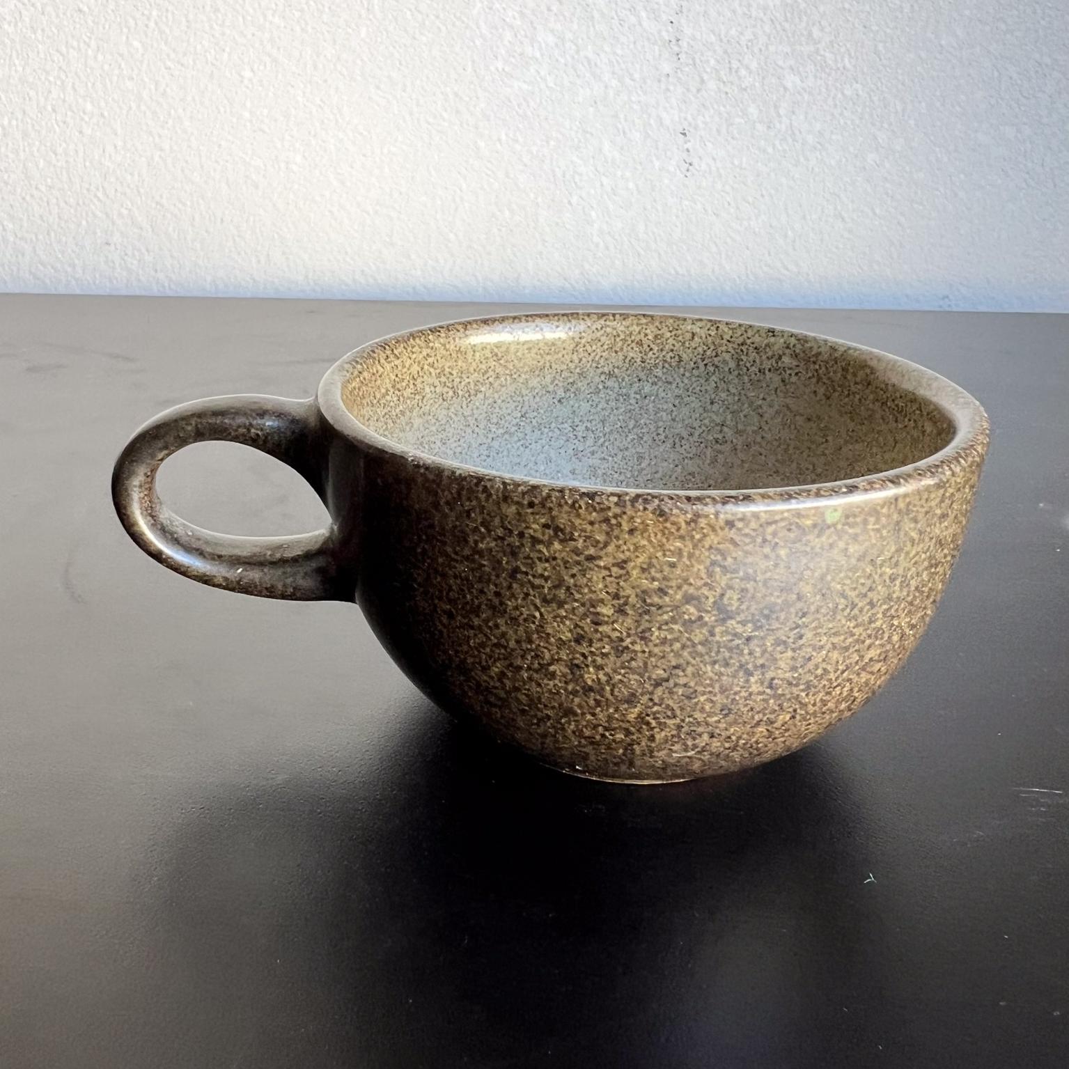 1960s Edith Heath Stoneware Art Pottery Coffee Cup 1