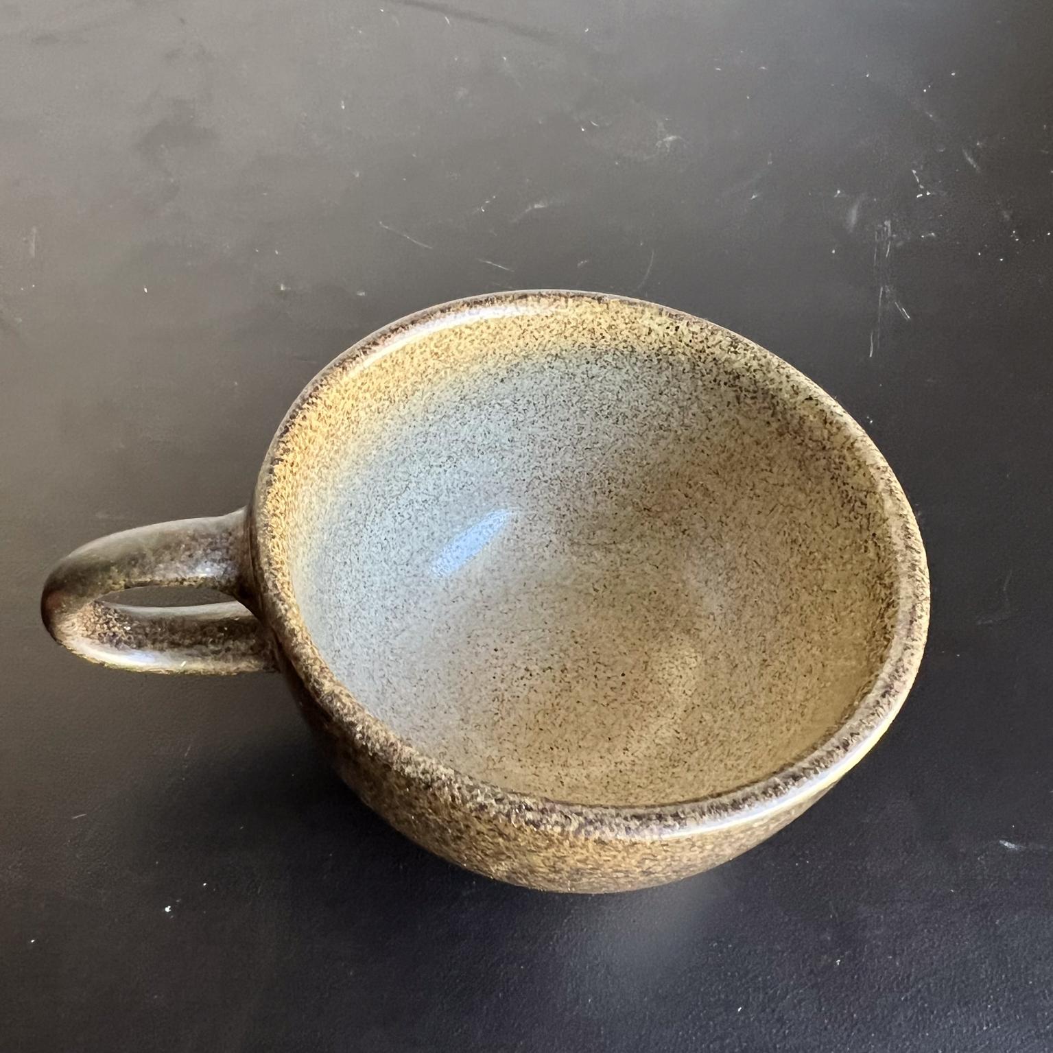 1960s Edith Heath Stoneware Art Pottery Coffee Cup 3