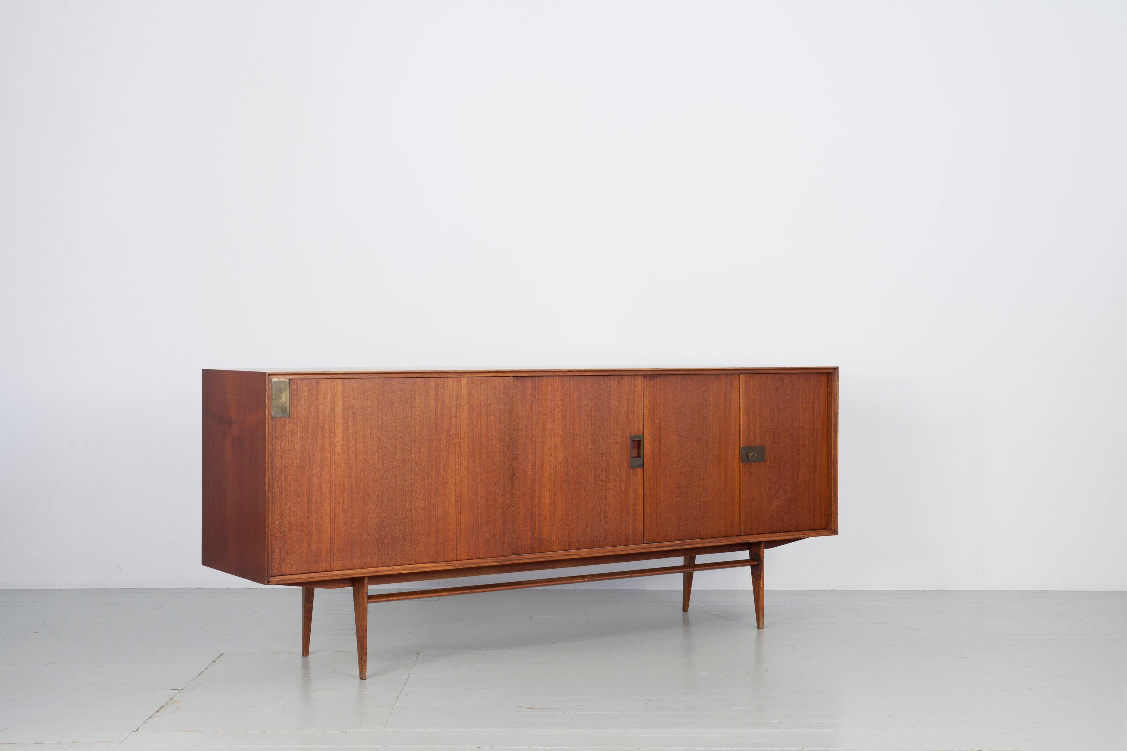 20th Century 1960s Edmondo Palutari Sideboard Made by Mobili Dassi Moderni, Italy For Sale