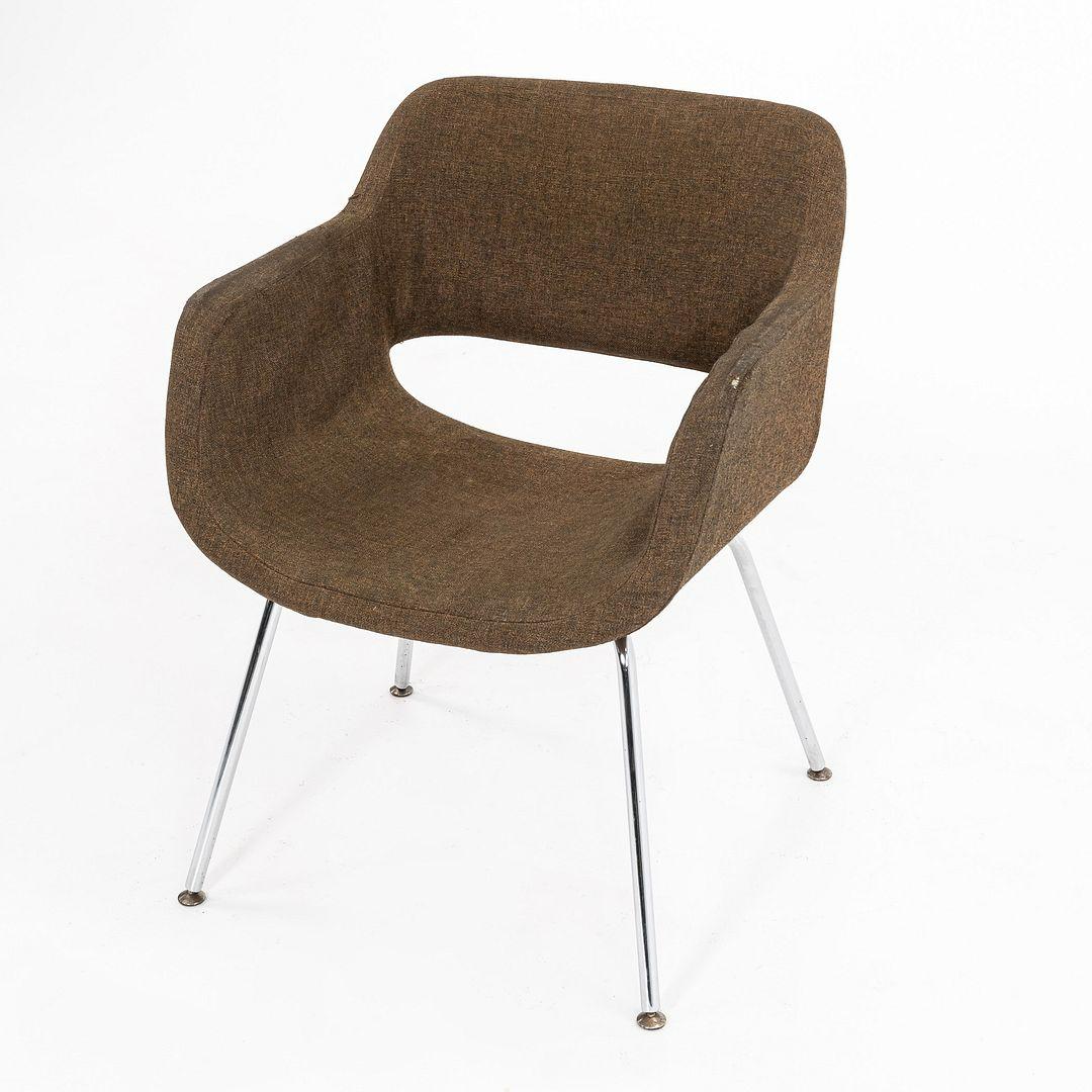 Moderne 1960 Eero Aarnio pour Asko Finlande Chaise Viking en tissu brun en vente