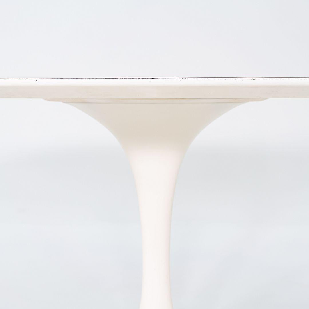 1960s Eero Saarinen for Knoll 78x48 inch Oval Tulip Dining Table in Laminate For Sale 5