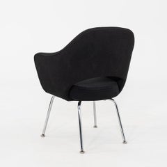 1960s Eero Saarinen for Knoll Dining Arm Chair in Grey Hopsack 8x Available